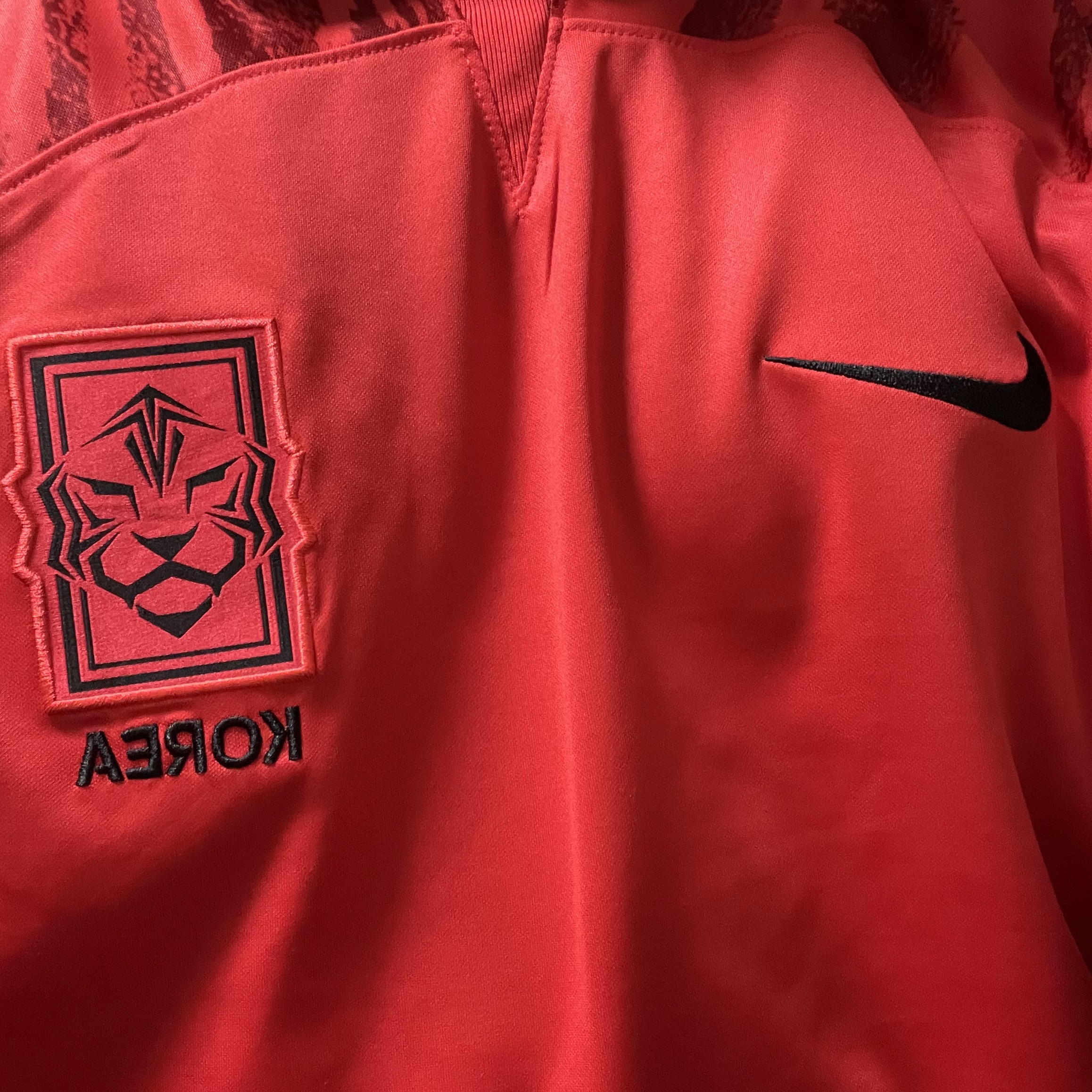 Nike Korea Dri-Fit Stadium Home SS Jersey Global Red - Asia (Non Marking Ver.) 착용 스타일