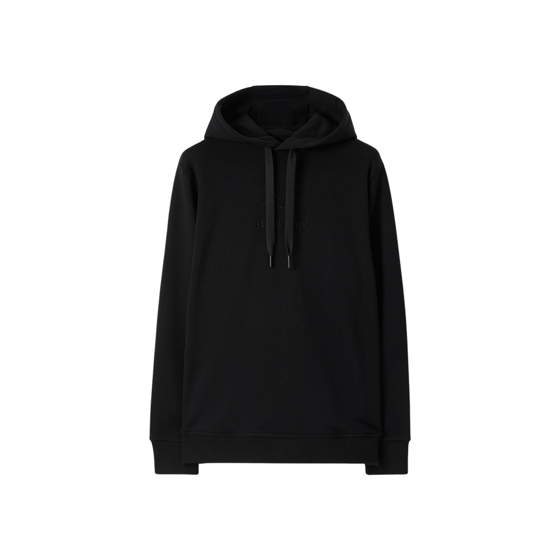 Burberry EKD Cotton Hoodie Black 상세 이미지 1