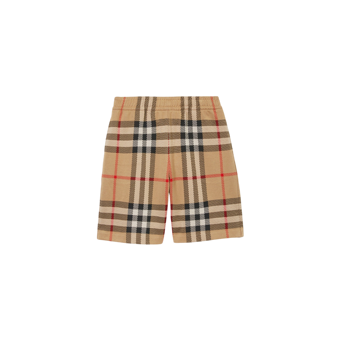 Burberry Check Cotton Jacquard Shorts Archive Beige 상세 이미지 1