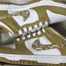 (W) Nike Dunk Low Essential Barley Paisley 착용 스타일