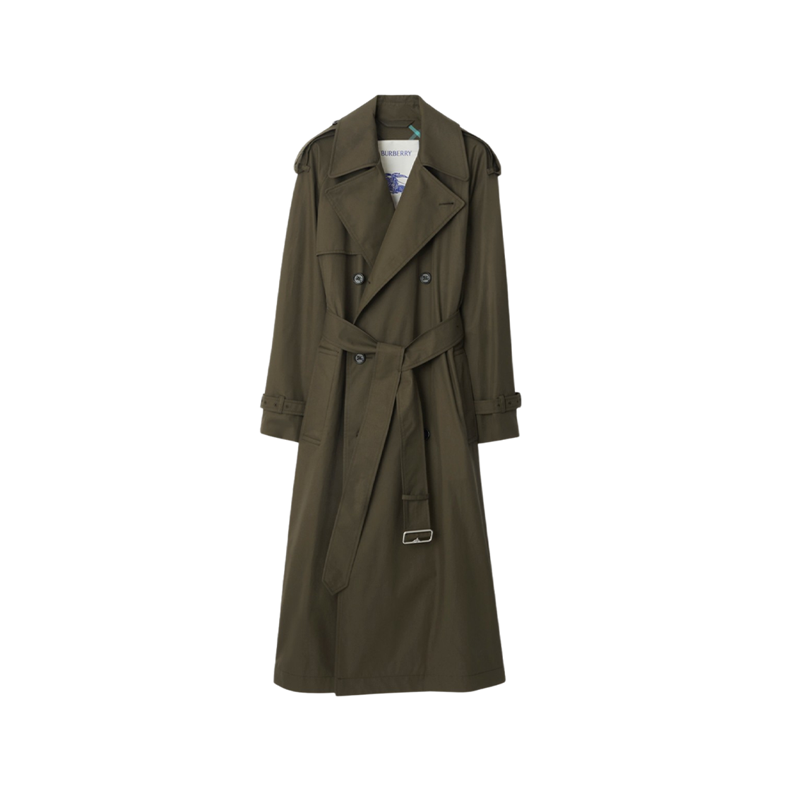 (W) Burberry Long Castleford Trench Coat Otter 상세 이미지 1