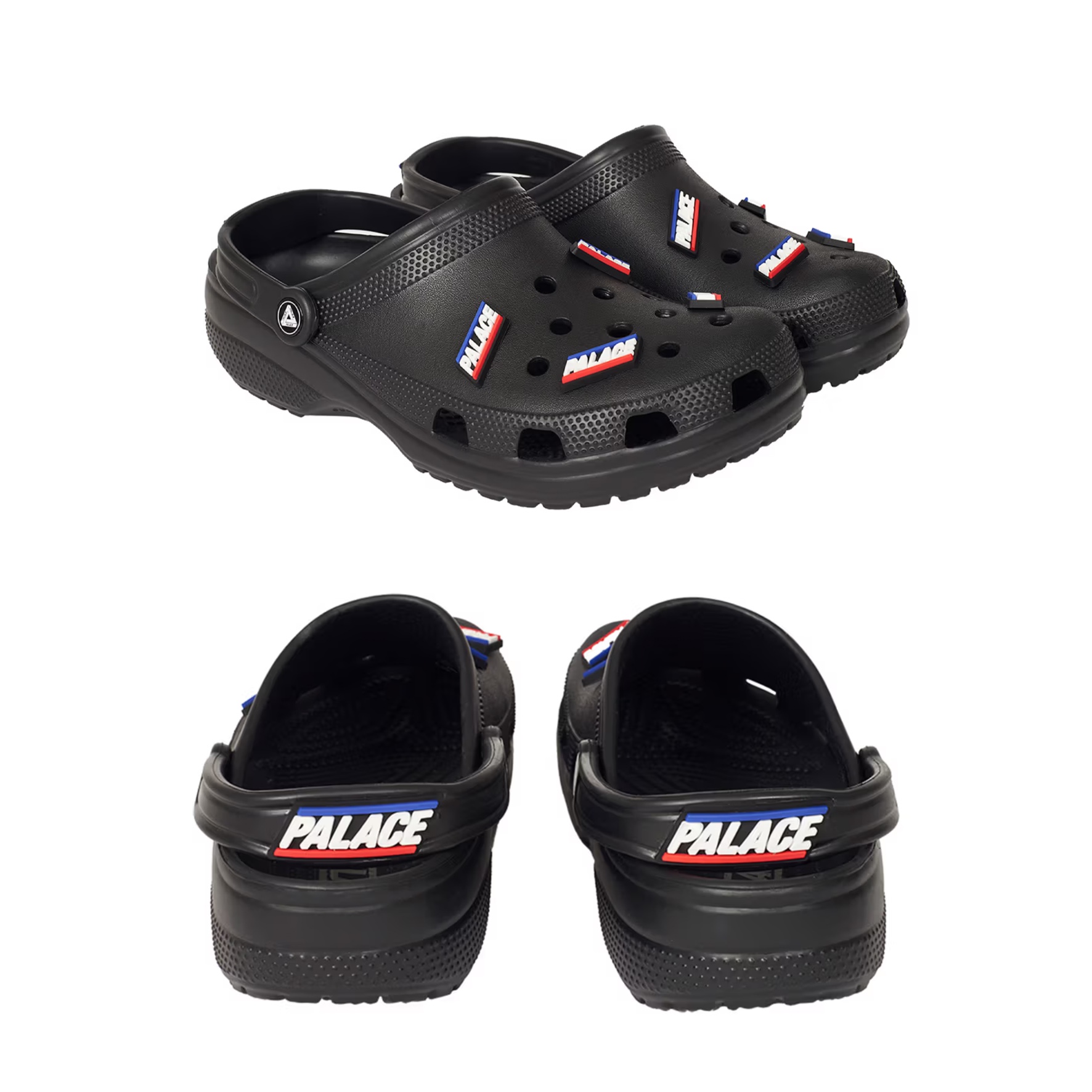 Crocs x Palace Classic Clog Black, Crocs x Palace Classic Clog White 착용 스타일 - 2