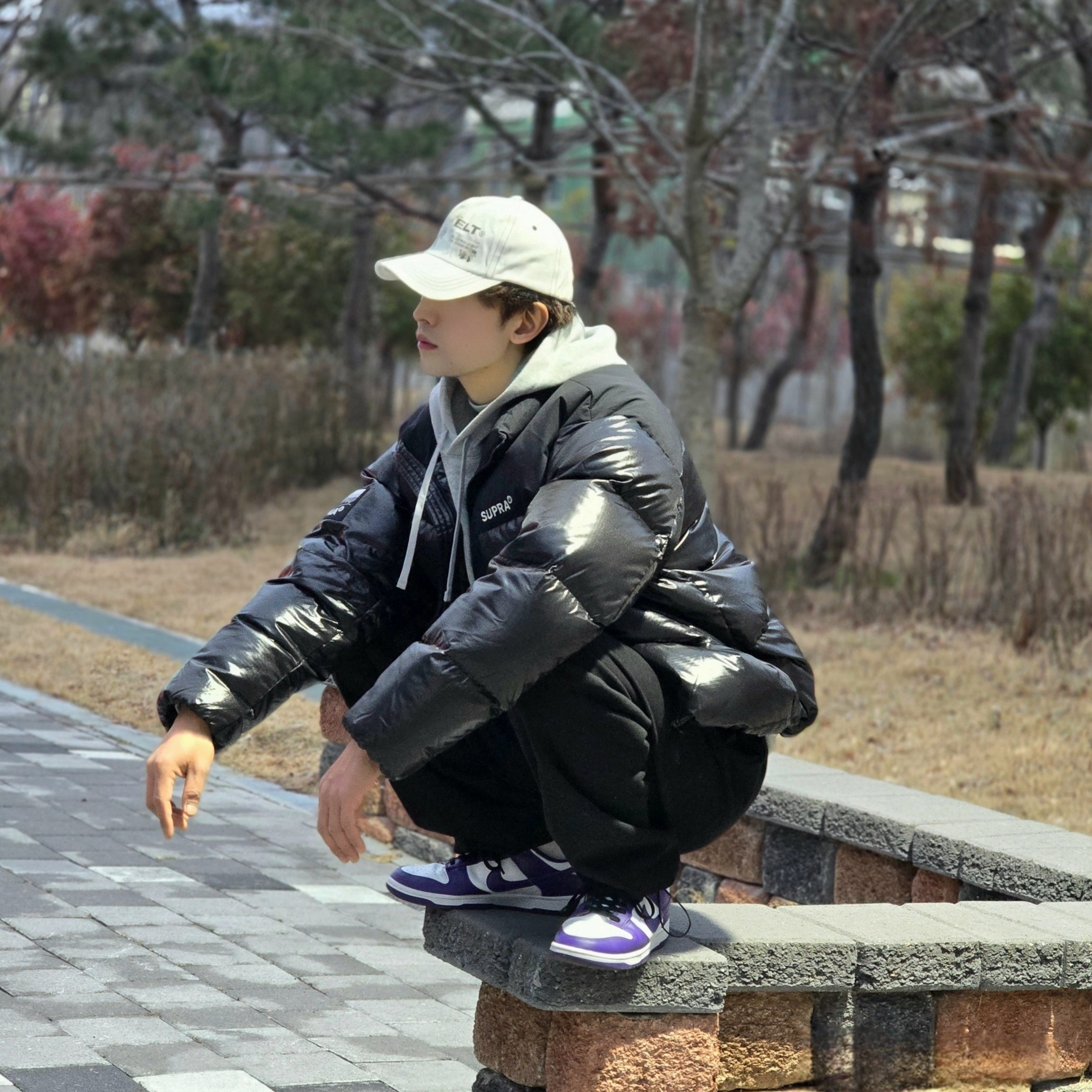 Nike NSW Club Pullover Hoodie Dark Grey Heather - Asia, Nike NSW Club Fleece Pullover Hoodie Dark Grey Heather - Asia 착용 스타일 - 2