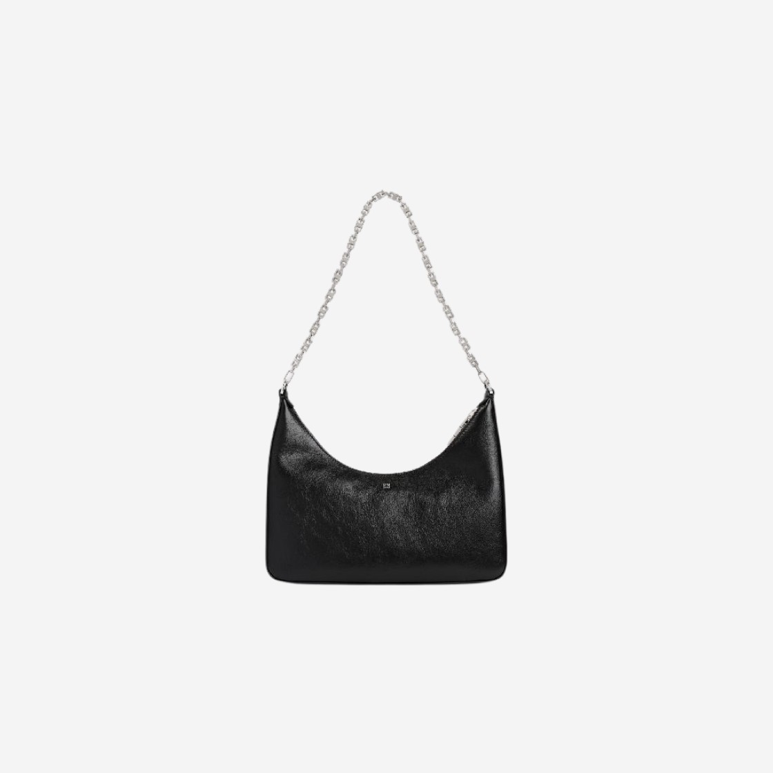 Givenchy Small Moon Cut Out Bag in Leather with Sporty Strap Black 상세 이미지 2