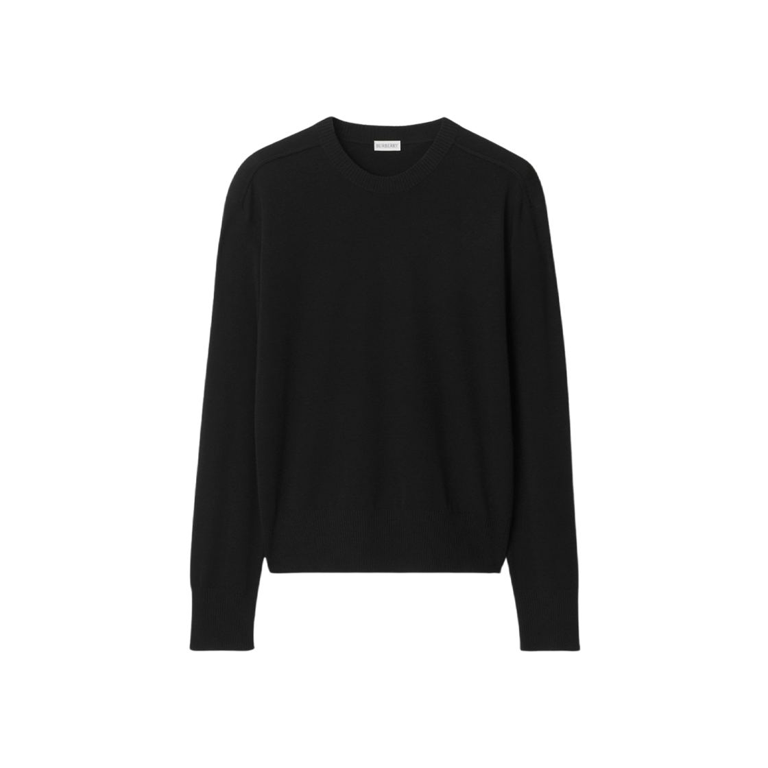 Burberry Wool Sweater Black 상세 이미지 1