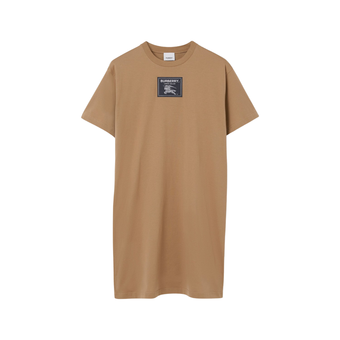 (W) Burberry Prorsum Label Cotton T-Shirt Dress Camel 상세 이미지 1