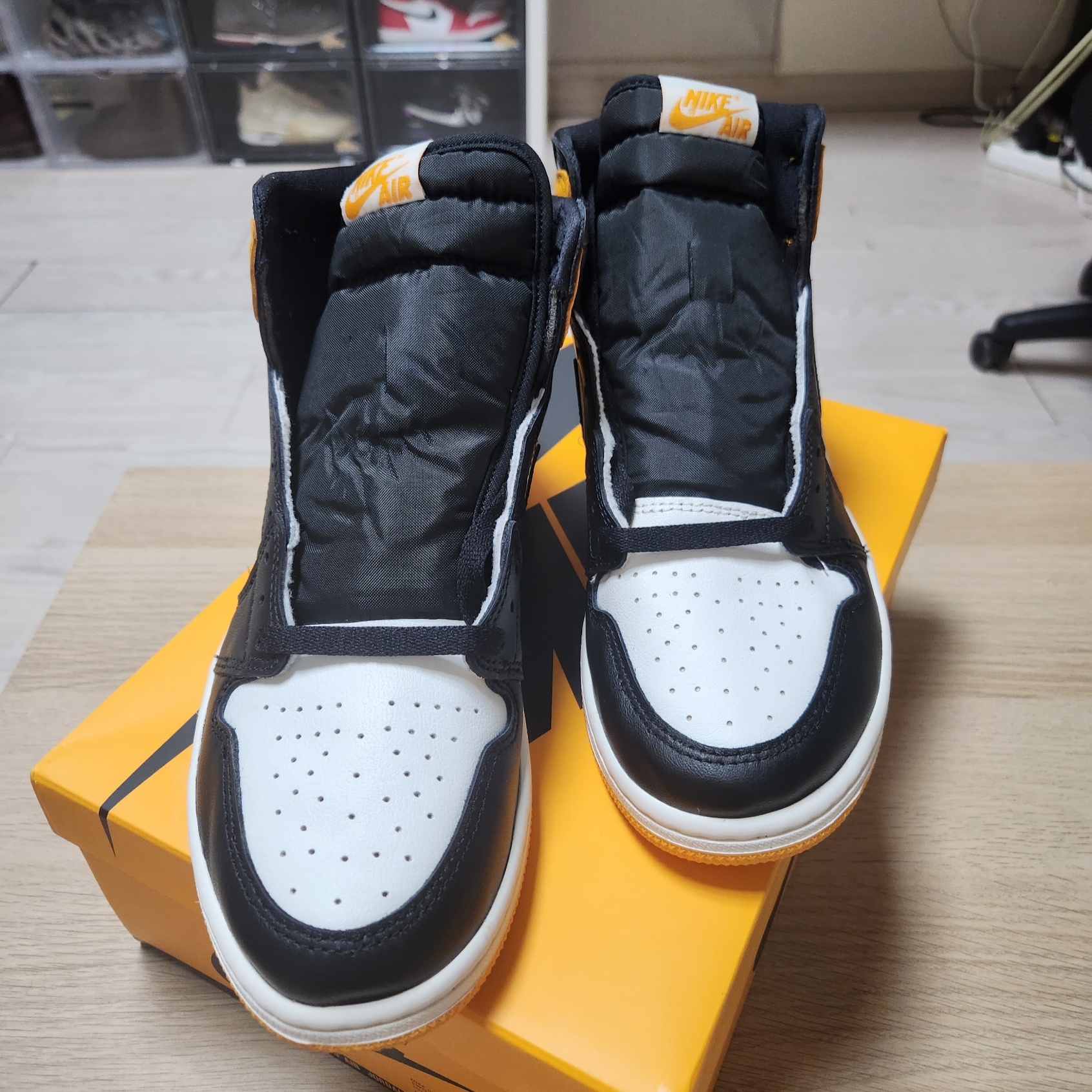 Jordan 1 Retro High OG Taxi 착용 스타일 - 8