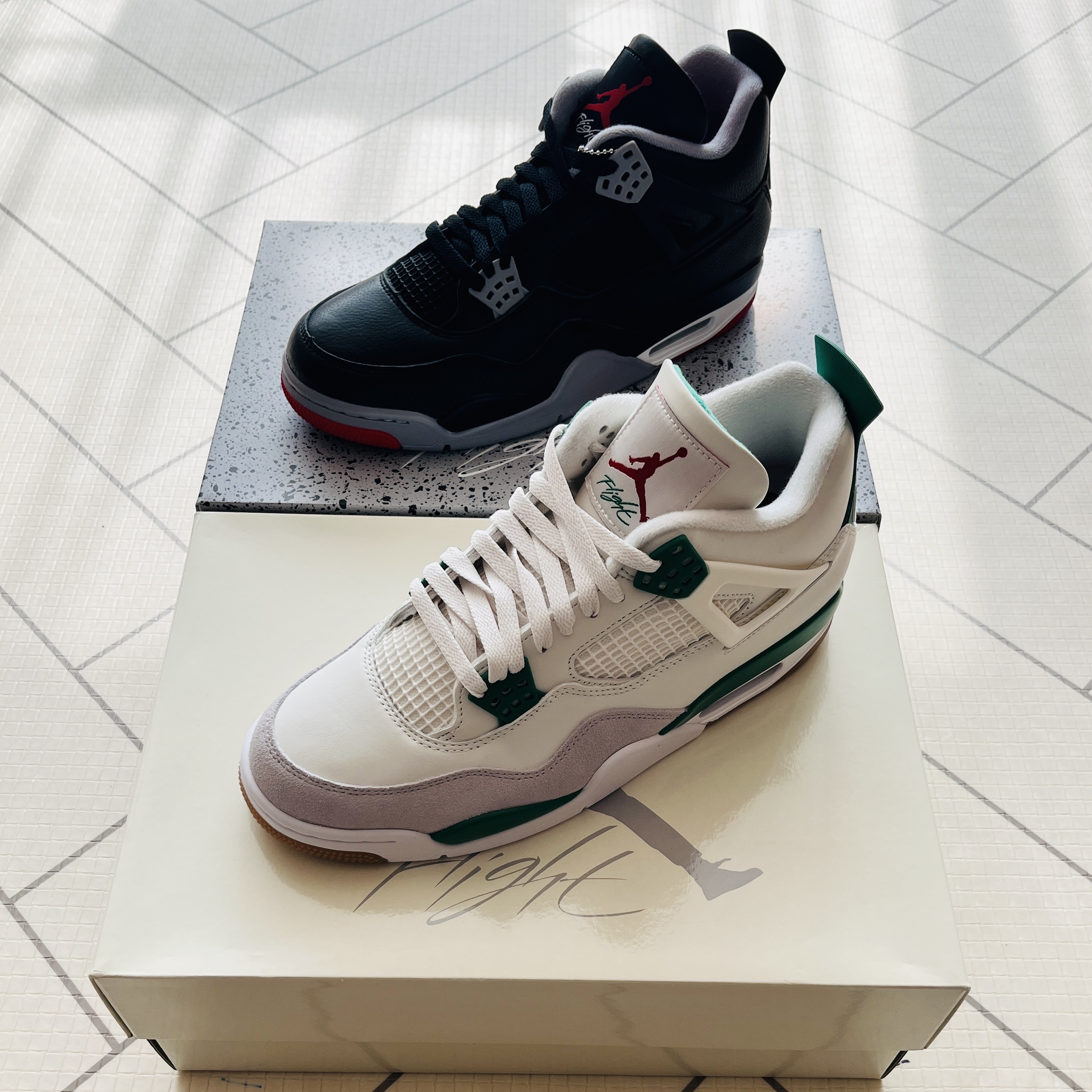 Jordan 4 Retro Bred Reimagined, Jordan 4 Retro Bred 2019 착용 스타일 - 3