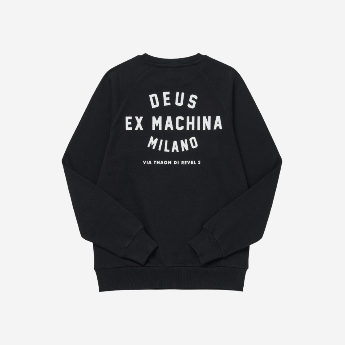 Deus Ex Machina Milano Adress Crew Black 상세 이미지 1