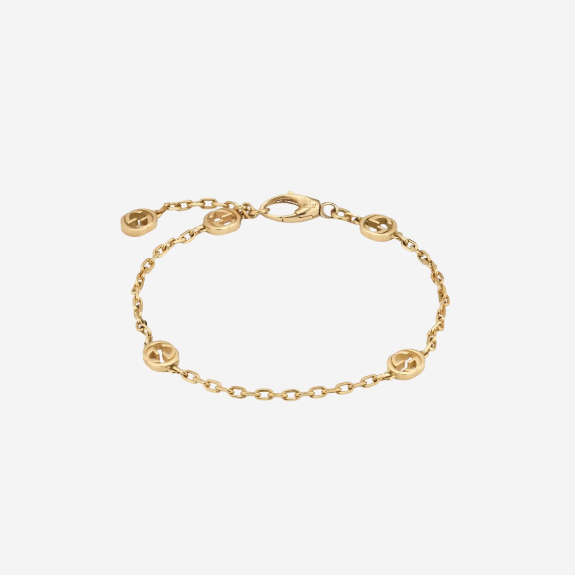 Gucci Interlocking G Bracelet 18K Yellow Gold 상세 이미지 1