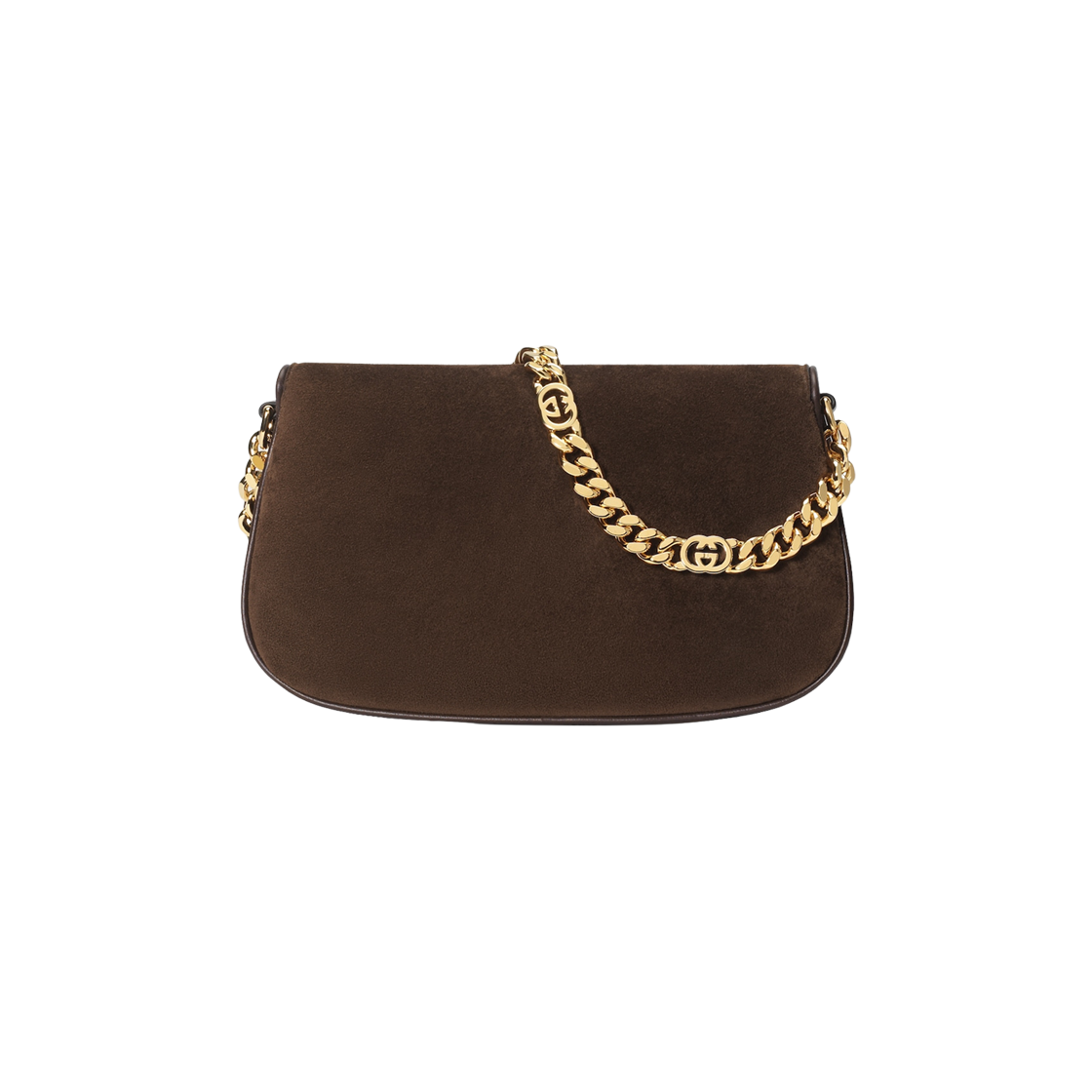 Gucci Blondie Small Shoulder Bag Brown Suede 상세 이미지 3