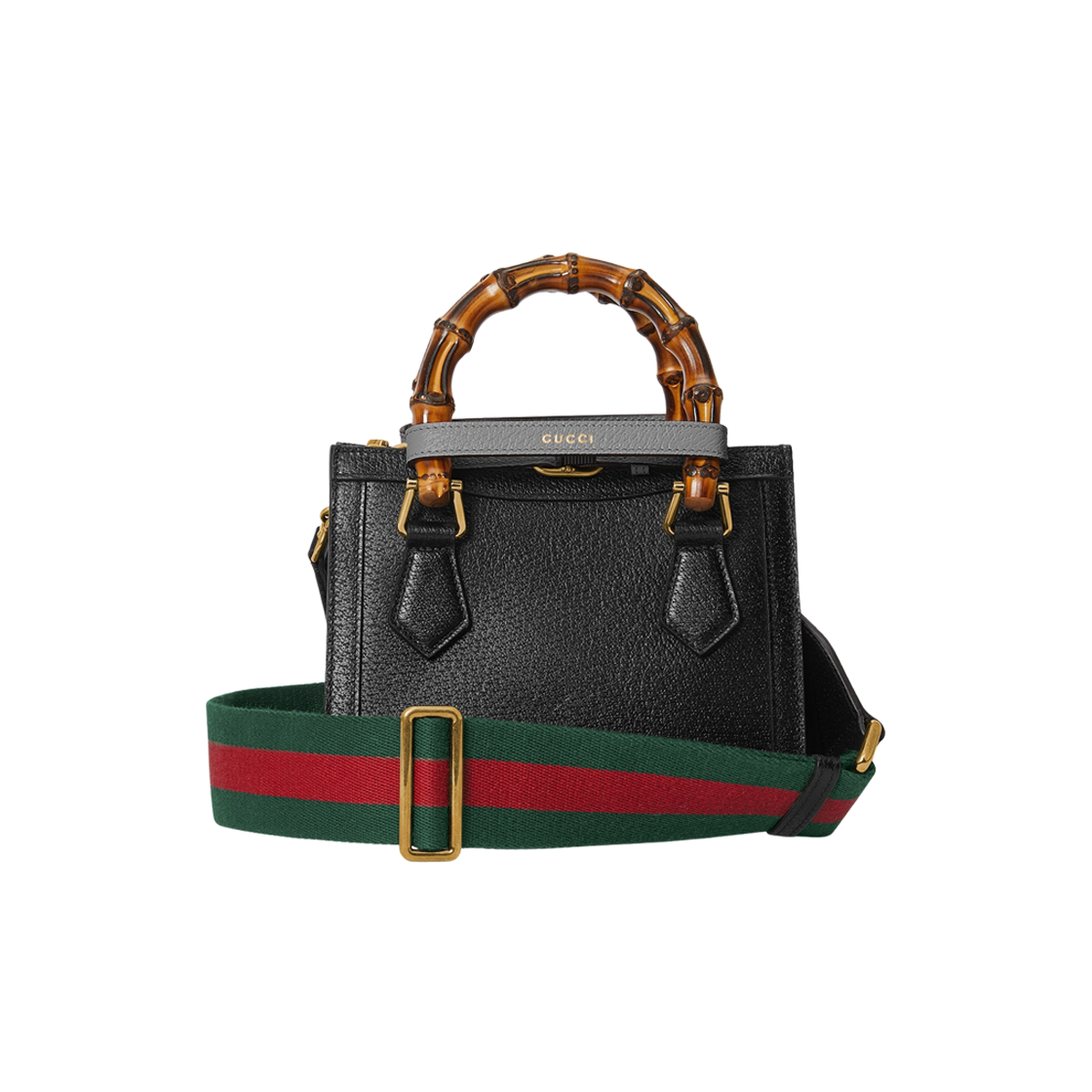 Gucci Diana Mini Tote Bag Black Leather 상세 이미지 4