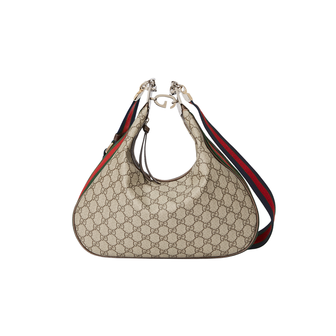 Gucci Attache Medium Shoulder Bag Beige Ebony Supreme 상세 이미지 1