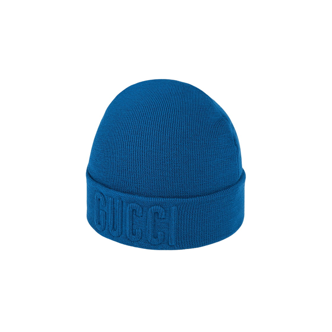 Gucci Wool Hat with Gucci Embroidery Blue 상세 이미지 1