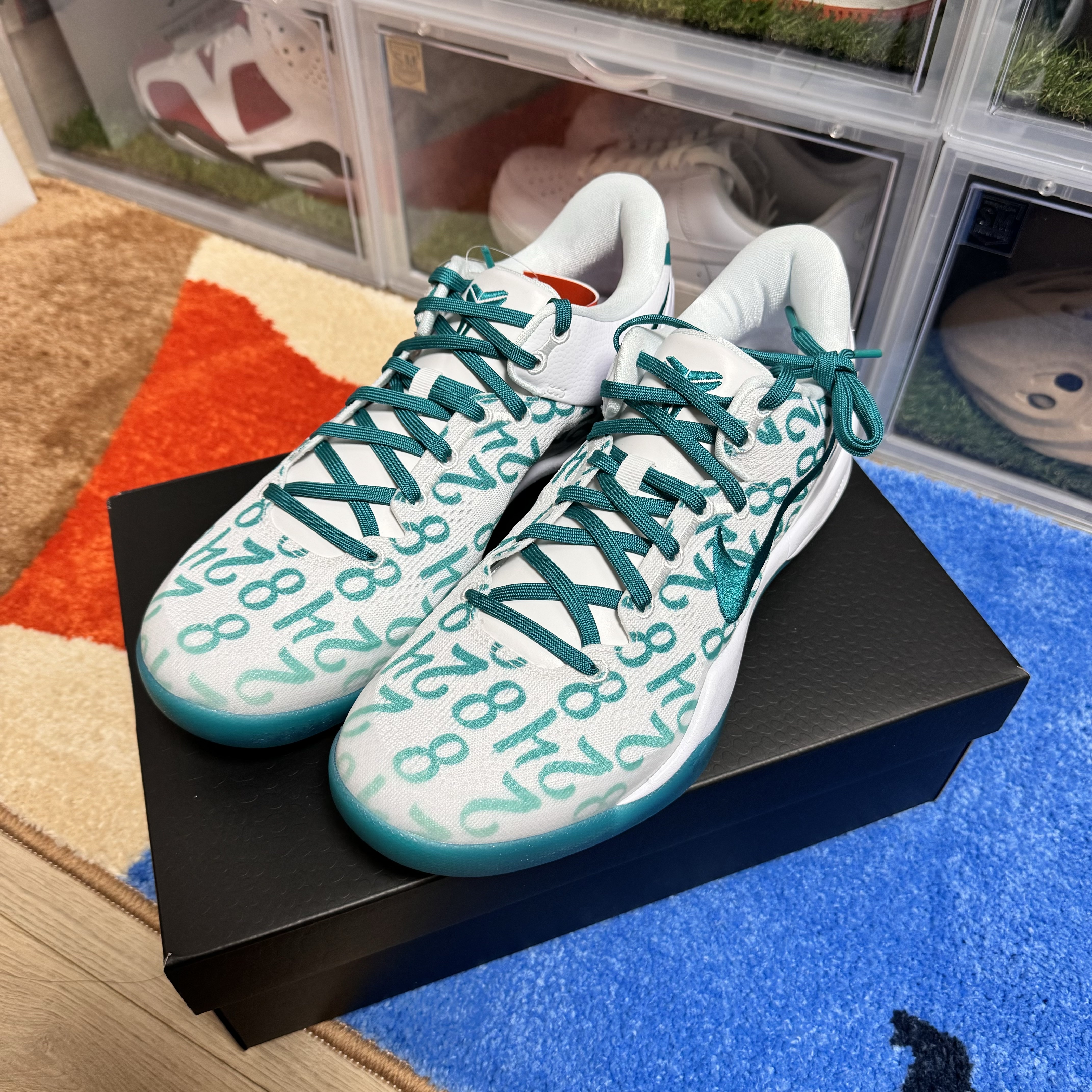 Nike Kobe 8 Protro Aqua, Nike Kobe 8 Protro Court Purple 착용 스타일 - 2