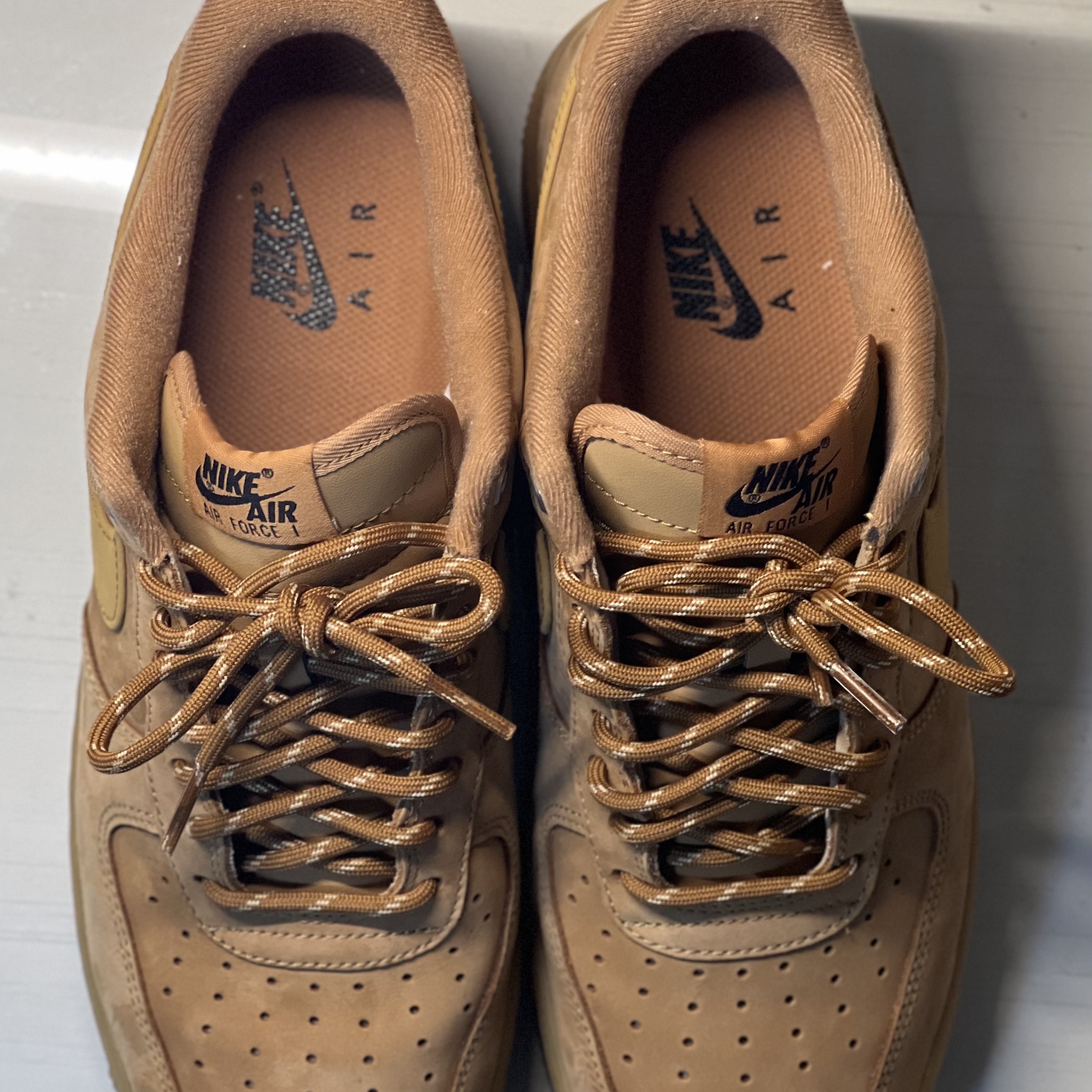 Nike Air Force 1 '07 WB Flax 착용 스타일 - 4