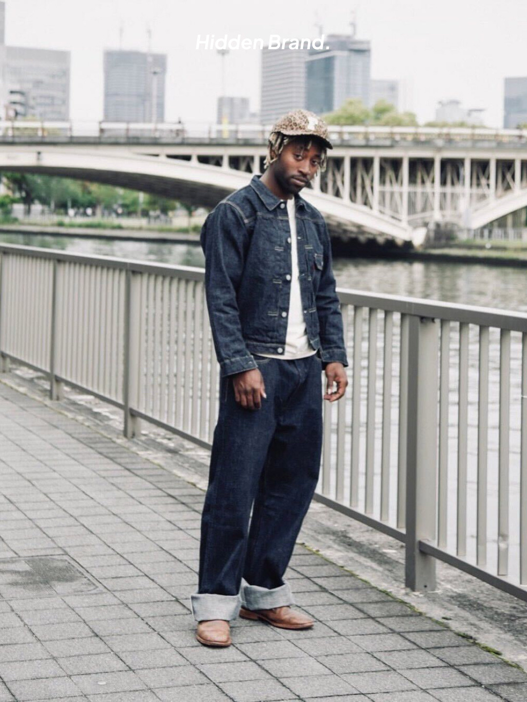 Fullcount 0105W Wide Denim One Wash Indigo Blue, Fullcount 2107XXW-20 Type 1 Denim Jacket Heavy oz One Wash Indigo Blue 착용 스타일 - 6