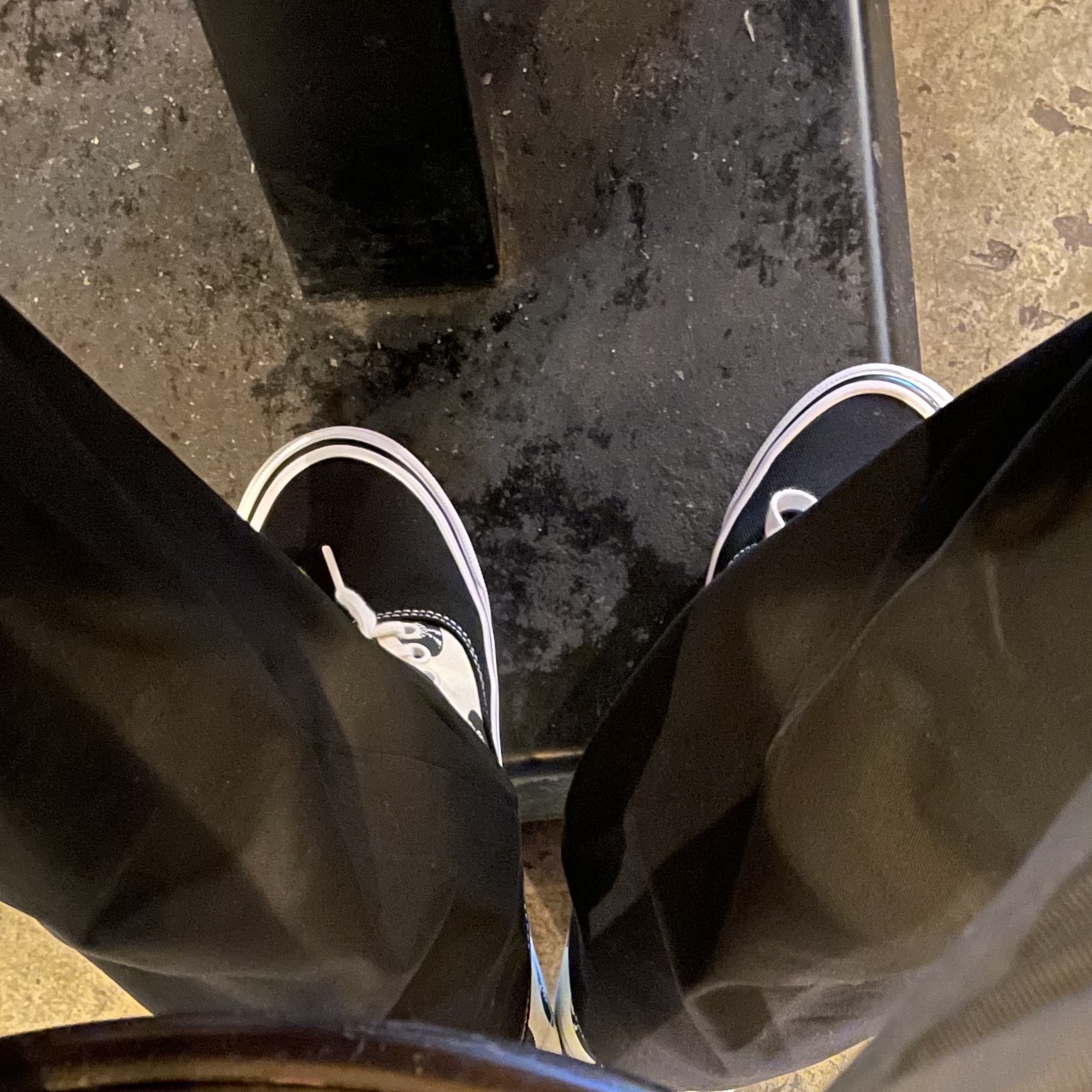 Vans Vault x Wacko Maria OG Authentic LX Classic White 착용 스타일 - 2