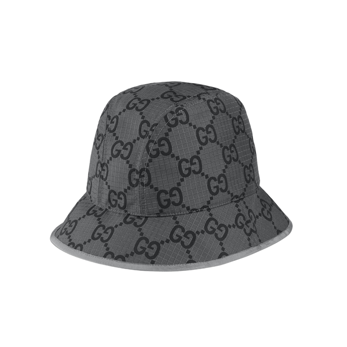 Gucci GG Bucket Hat Dark Grey Black 상세 이미지 1