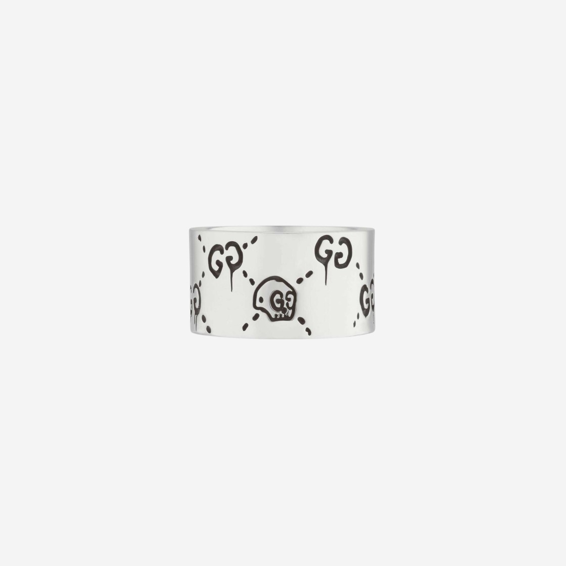 Gucci Ghost Ring Silver 12mm 상세 이미지 1