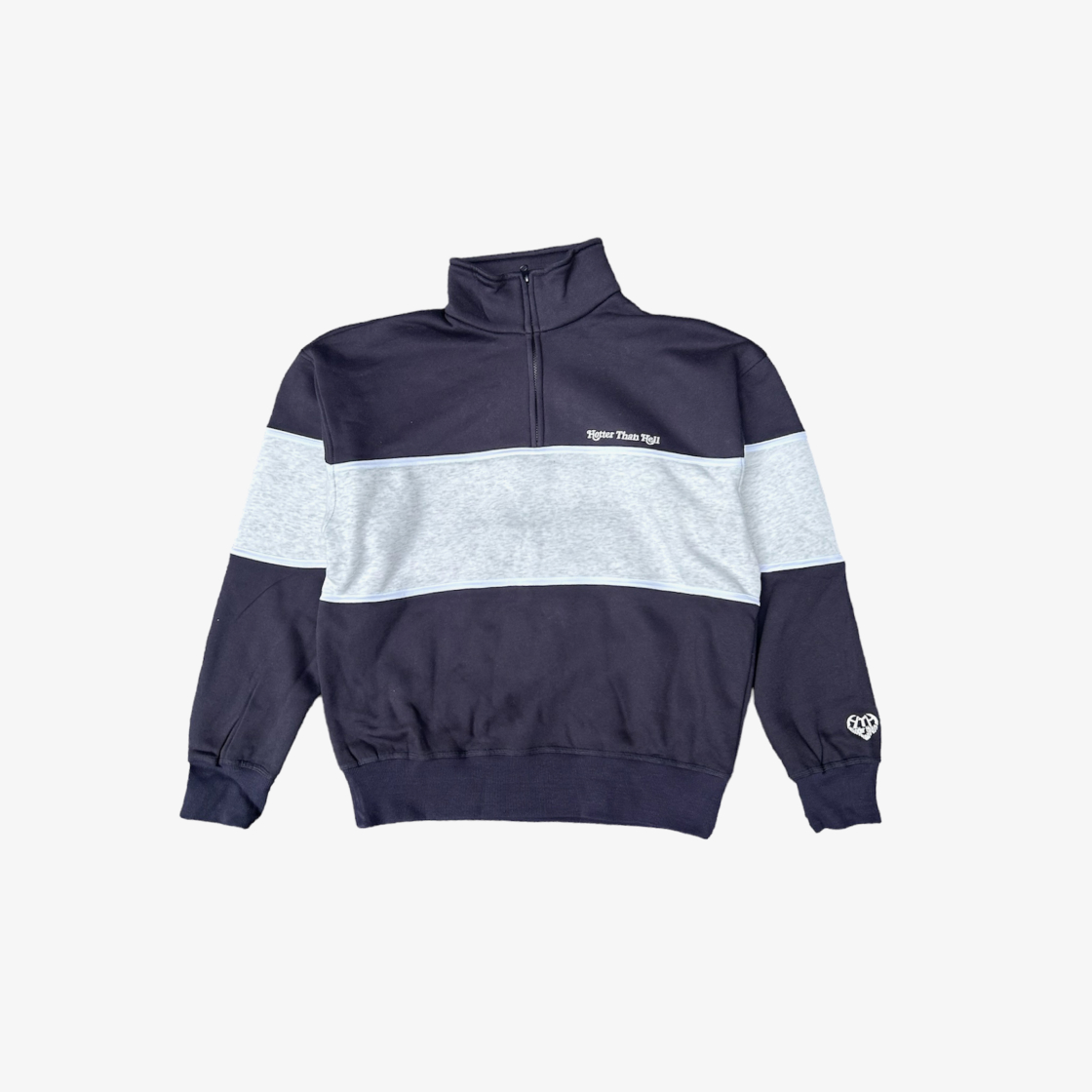 에이치티에이치 라인 하프 집 네이비(HTH Line Half Zip Navy)