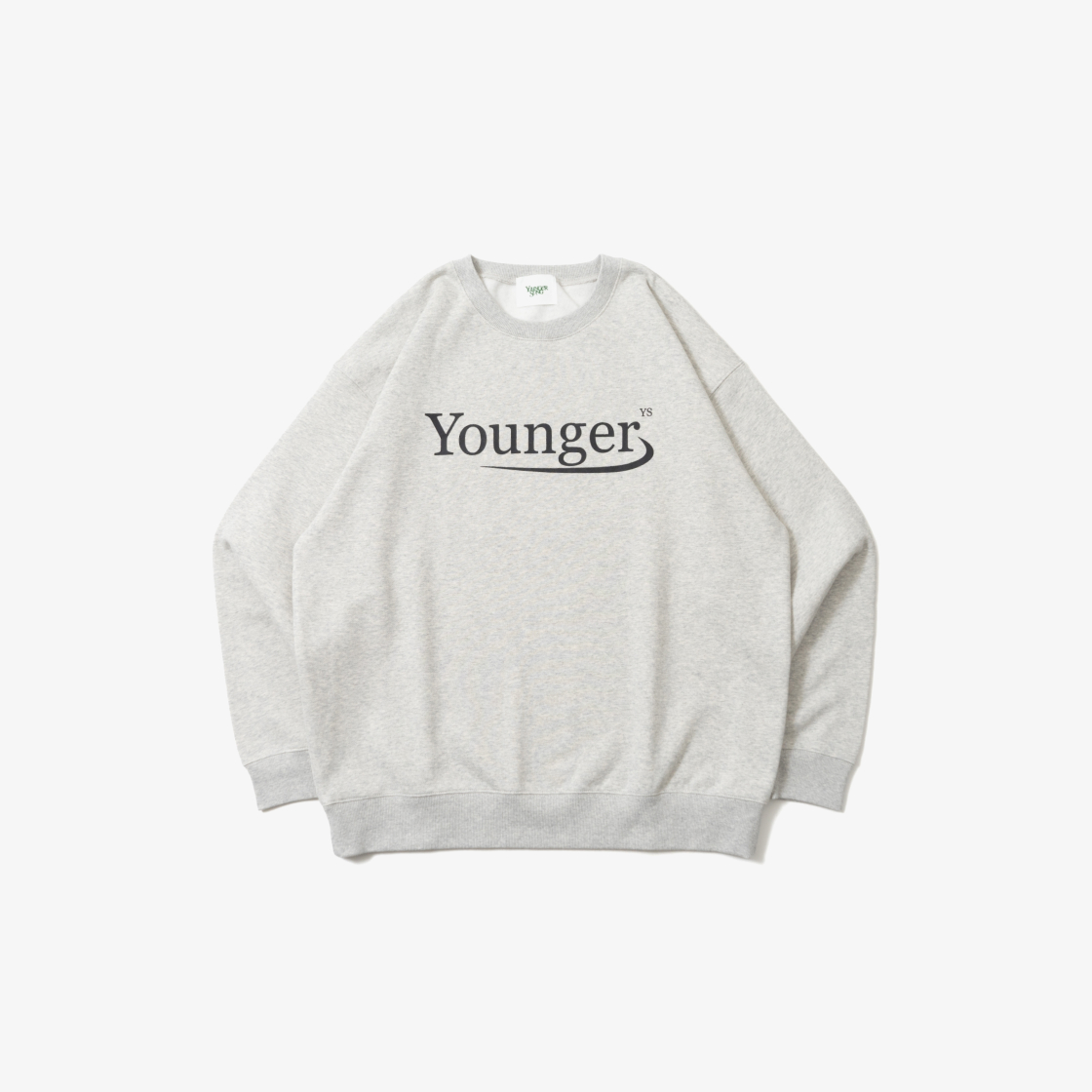 영거송 클래식 스웨트 헤더 그레이(Younger Song Classic Logo Sweat Heather Gray)