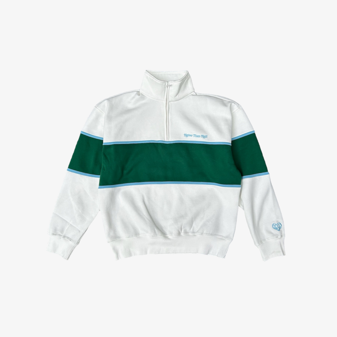 에이치티에이치 라인 하프 집 오프화이트(HTH Line Half Zip Offwhite)