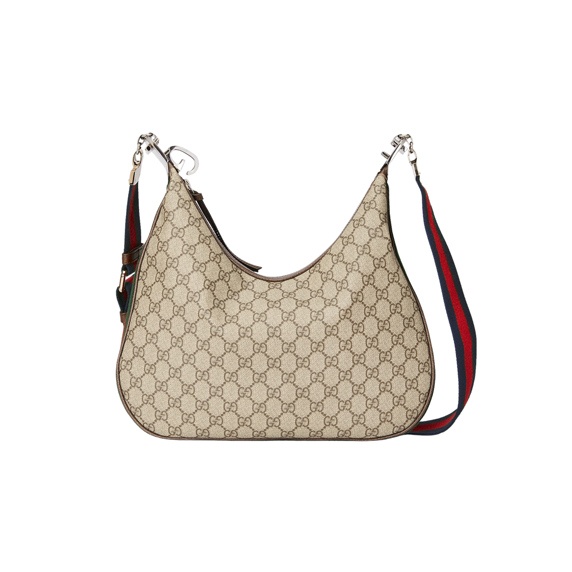 Gucci Attache Medium Shoulder Bag Beige Ebony Supreme 상세 이미지 3