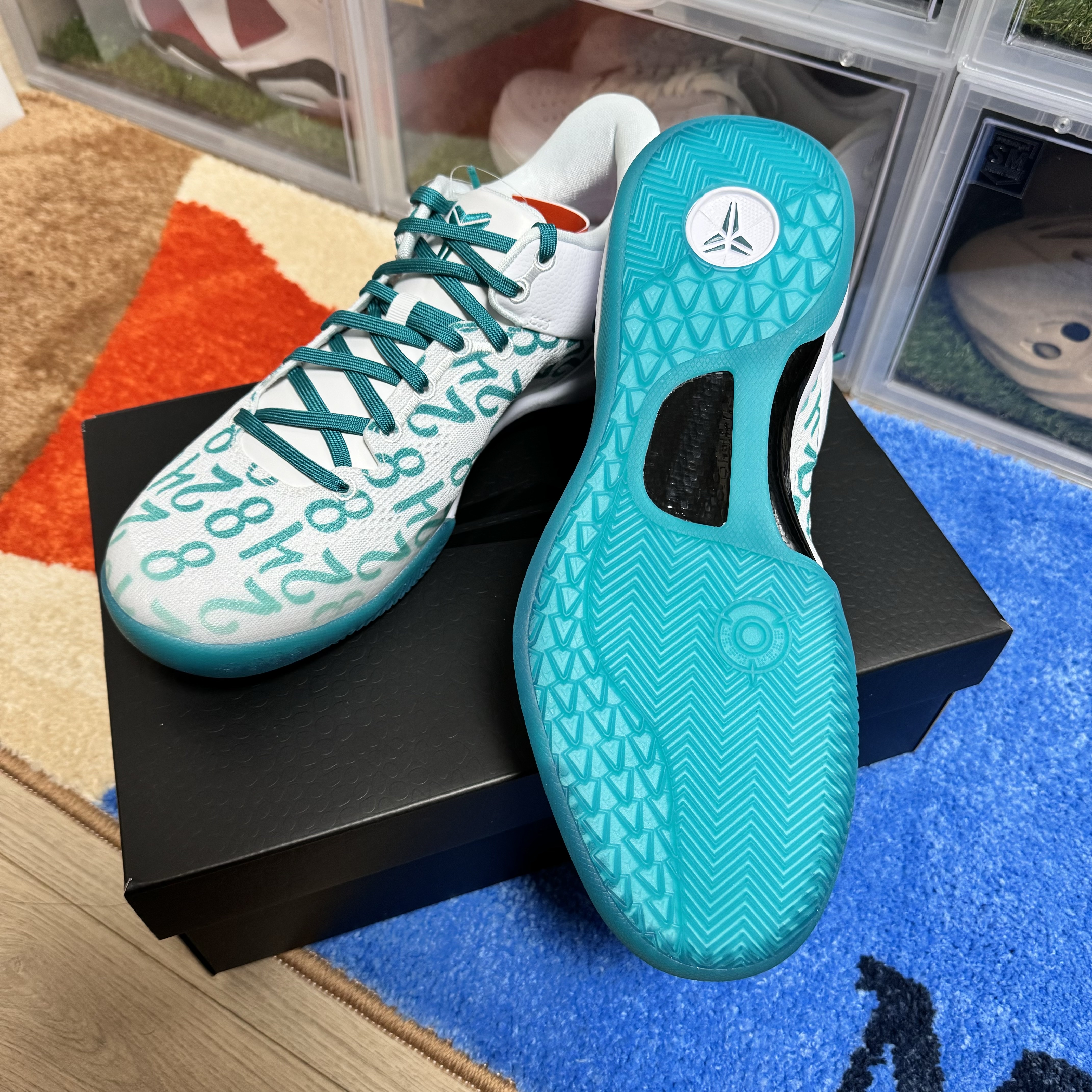 Nike Kobe 8 Protro Aqua, Nike Kobe 8 Protro Court Purple 착용 스타일 - 3