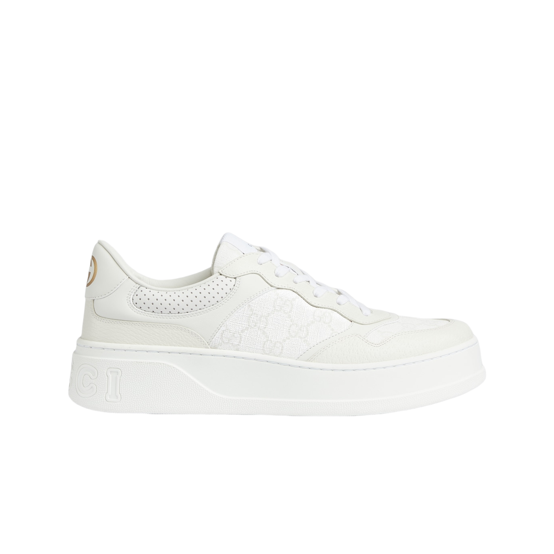 669582-AACV2-9048 Gucci GG Sneaker White Grey GG Supreme