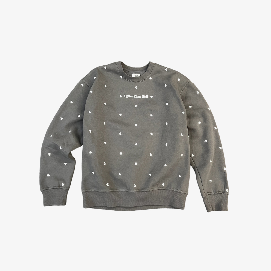 에이치티에이치 랜덤 하트 스웨트 블랙(HTH Random Heart Sweat Black)