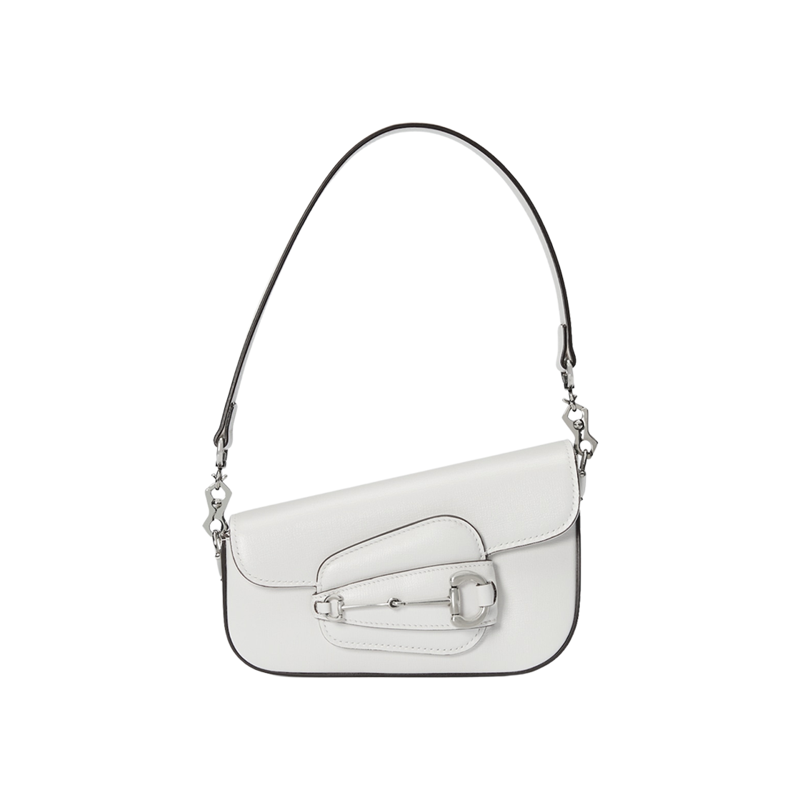 Gucci Horsebit 1955 Mini Shoulder Bag White Leather 상세 이미지 4