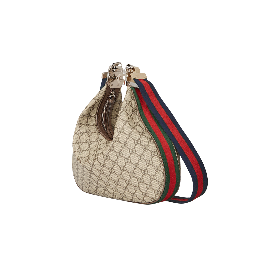 Gucci Attache Medium Shoulder Bag Beige Ebony Supreme 상세 이미지 2