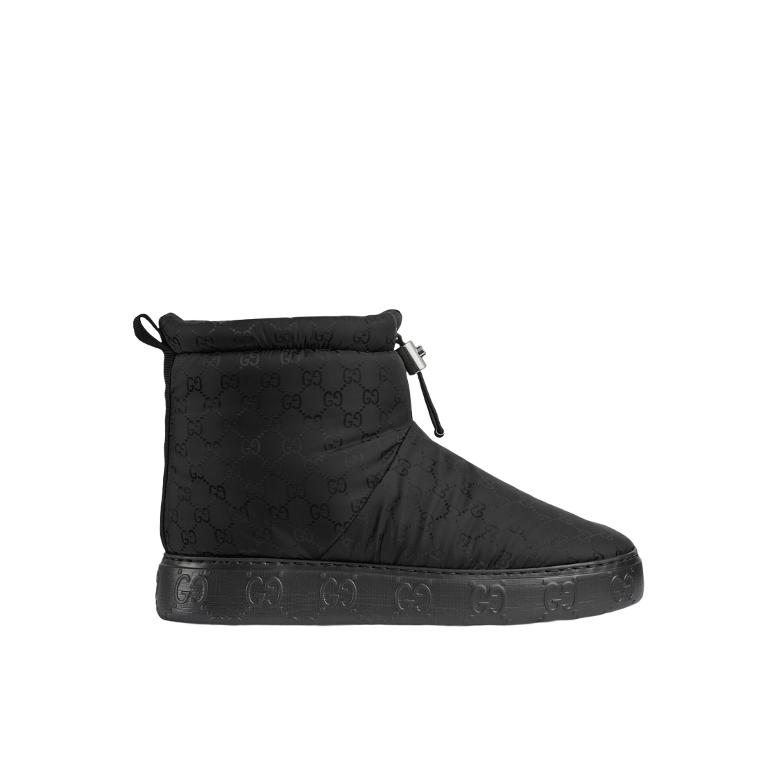 구찌 GG 안케 부츠 블랙 GG 나일론(Gucci GG Anke Boot Black GG Nylon) - 1