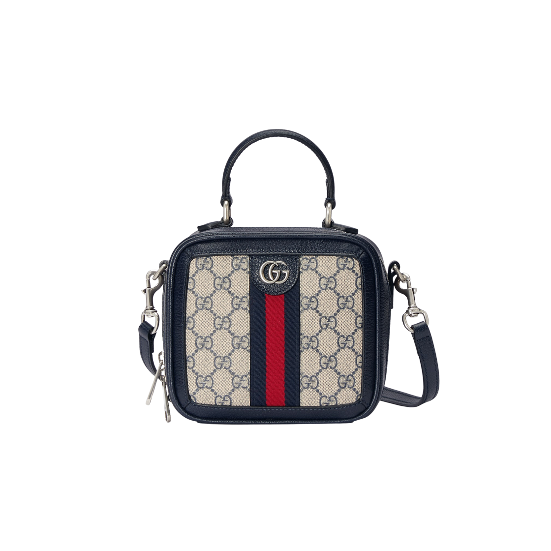 Gucci Ophidia GG Mini Top Handle Bag Beige Blue GG Supreme 상세 이미지 1