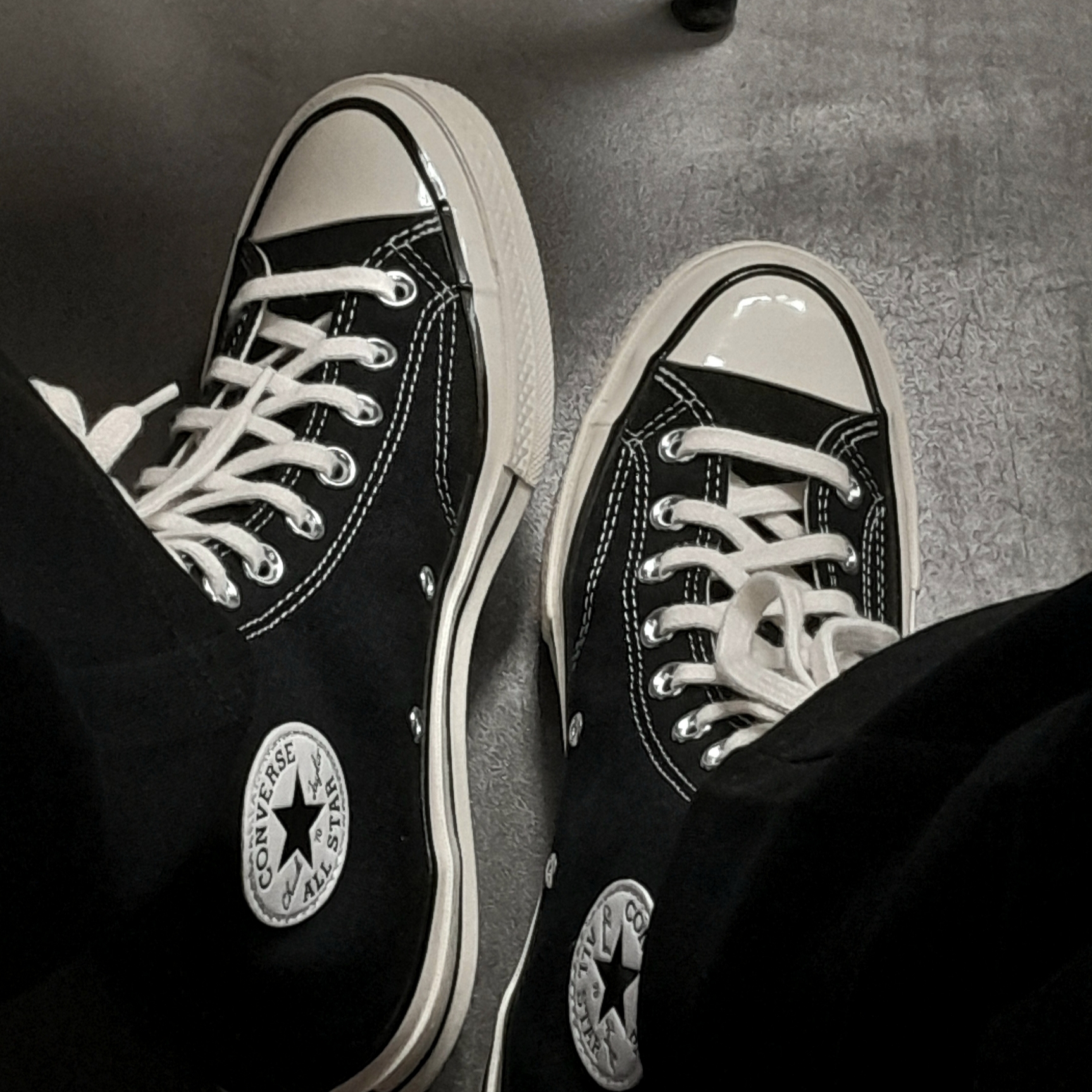 Converse Chuck 70 Hi Black 착용 스타일