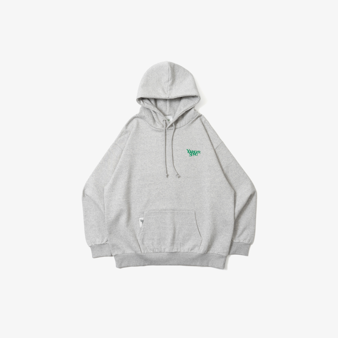 영거송 포밍 유니버셜 후드 그레이(Younger Song Foaming Universal Logo Hoodie Gray)