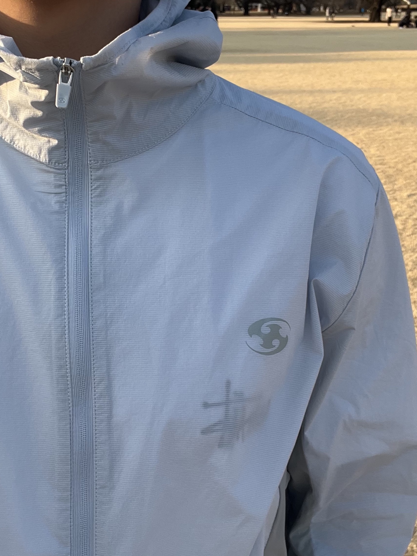 Sansan Gear Air Dash Jacket Sky Blue - 23SS 착용 스타일 - 3