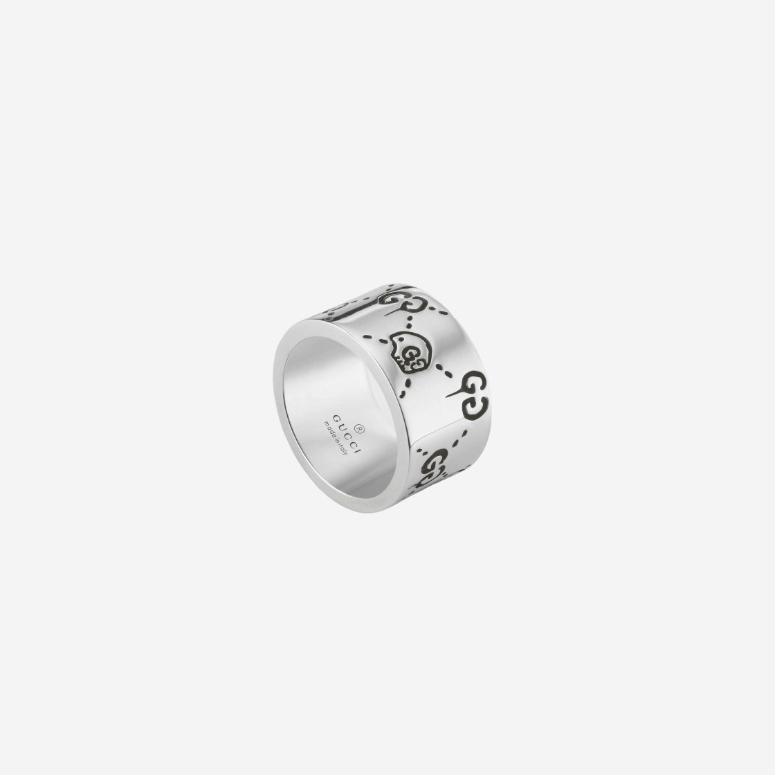 Gucci Ghost Ring Silver 12mm 상세 이미지 2