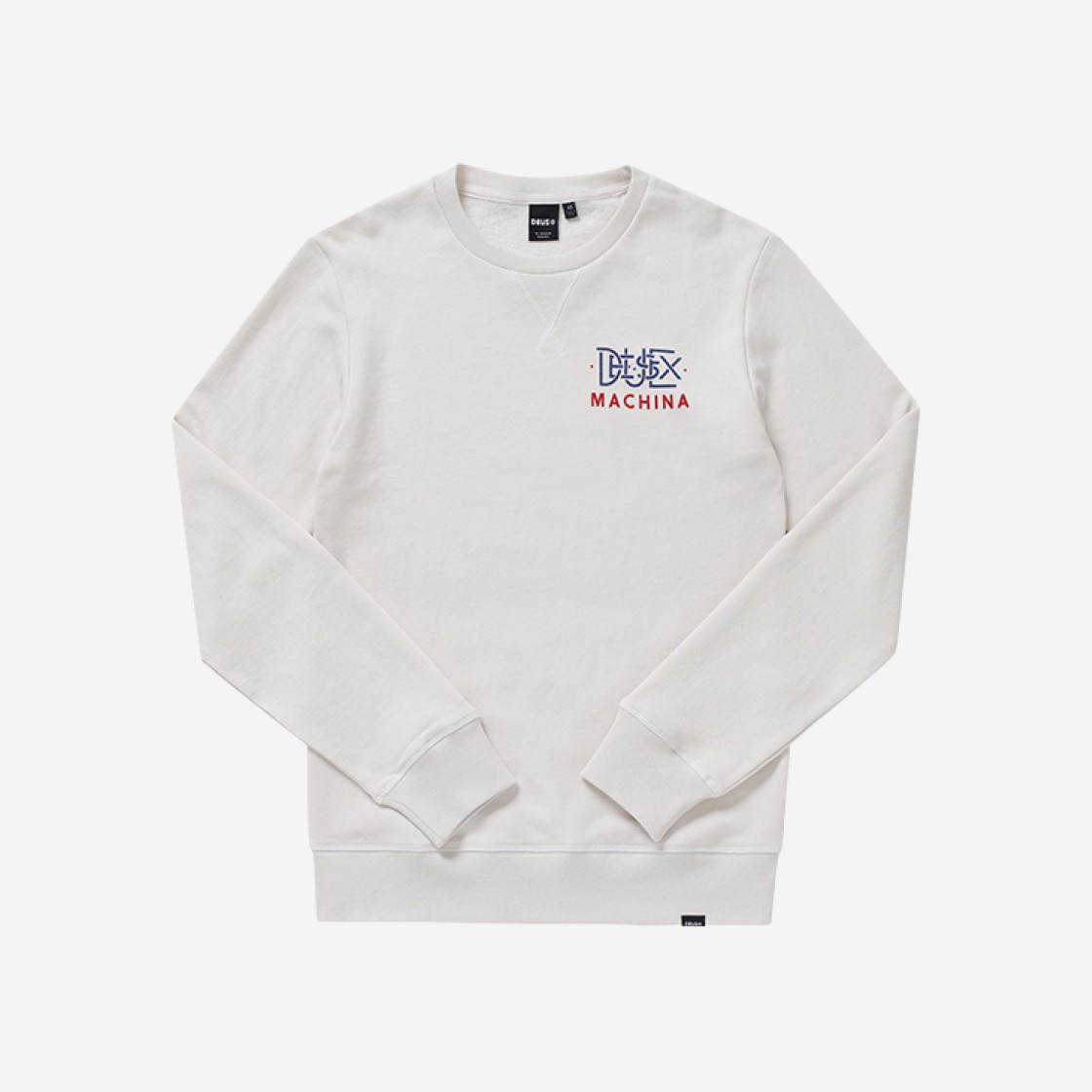 Deus Ex Machina Ephemera Crew Vintage White 상세 이미지 2