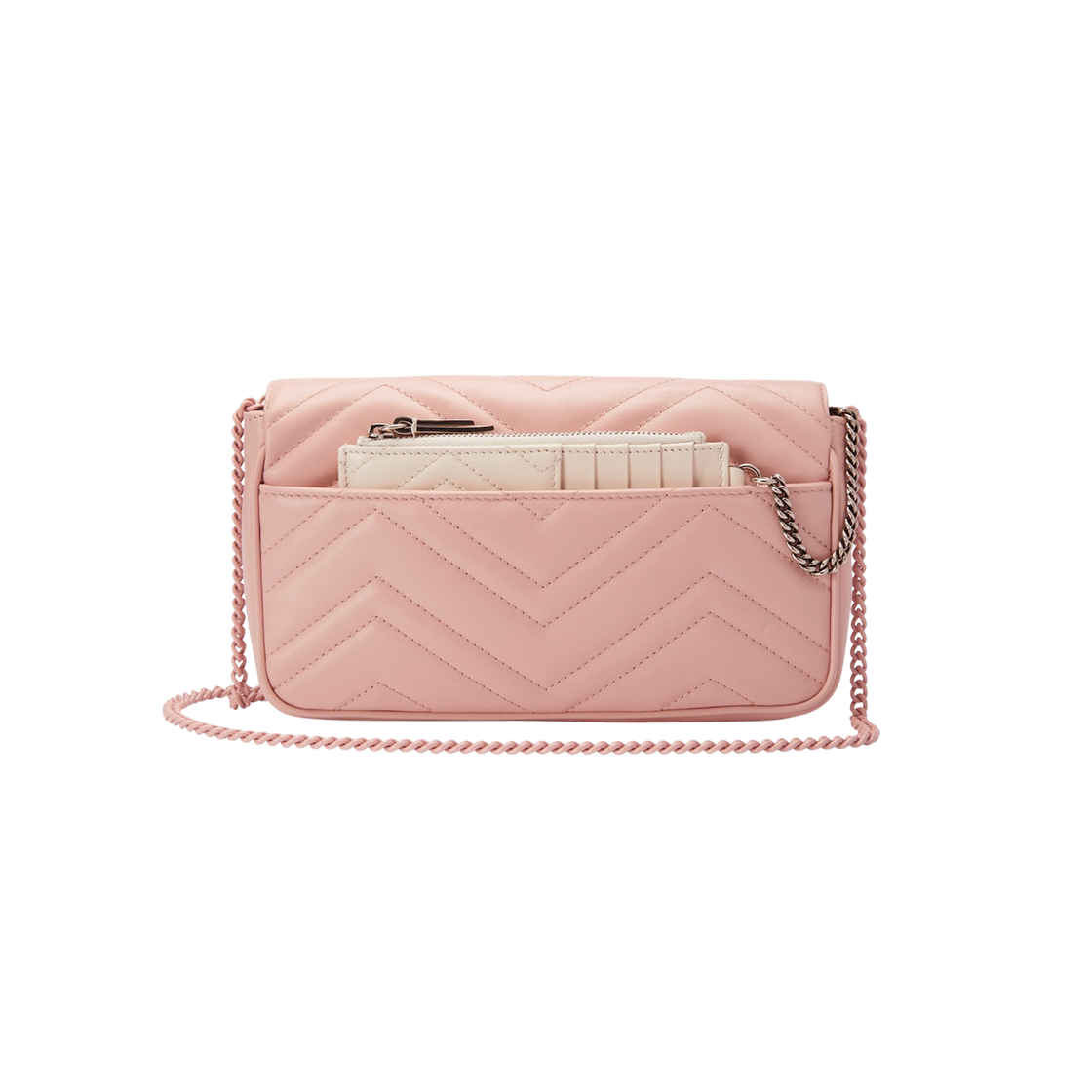 Gucci GG Marmont Mini Bag Light Pink Leather 상세 이미지 3