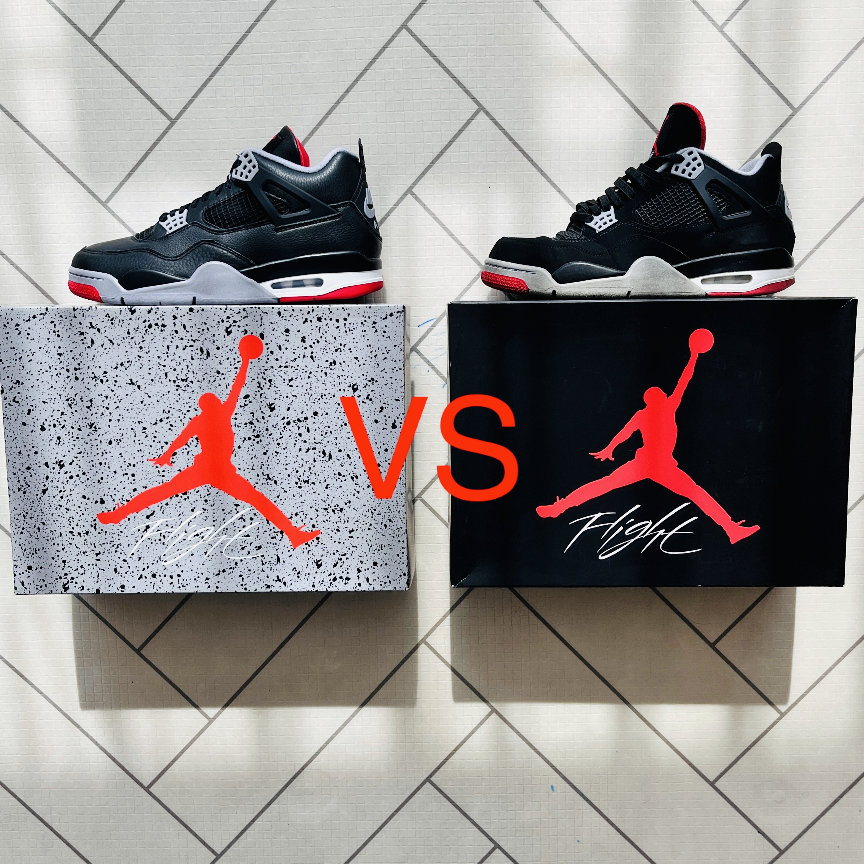 Jordan 4 Retro Bred Reimagined, Jordan 4 Retro Bred 2019 착용 스타일 - 1