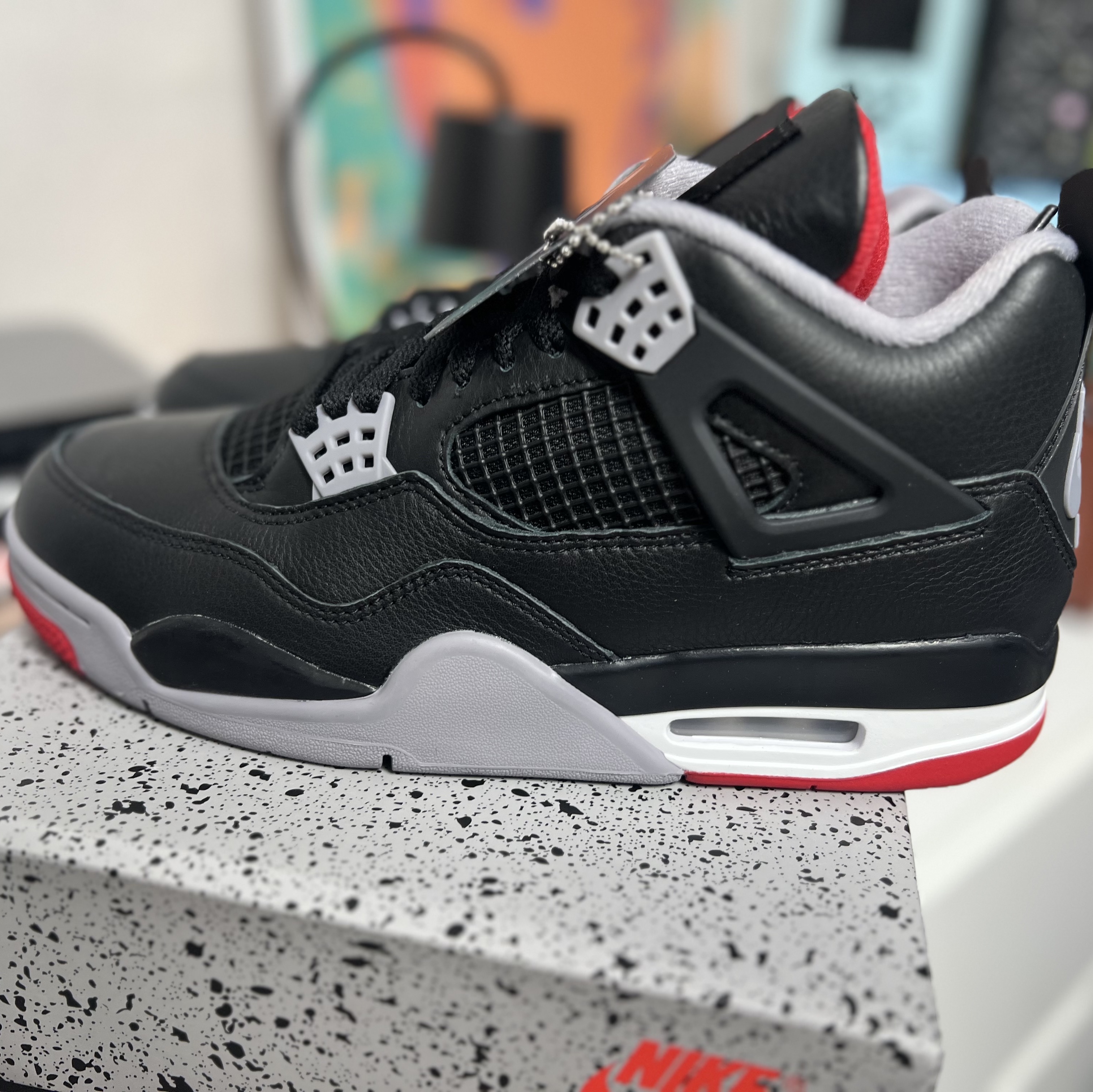 Jordan 4 Retro Bred Reimagined 착용 스타일 - 2