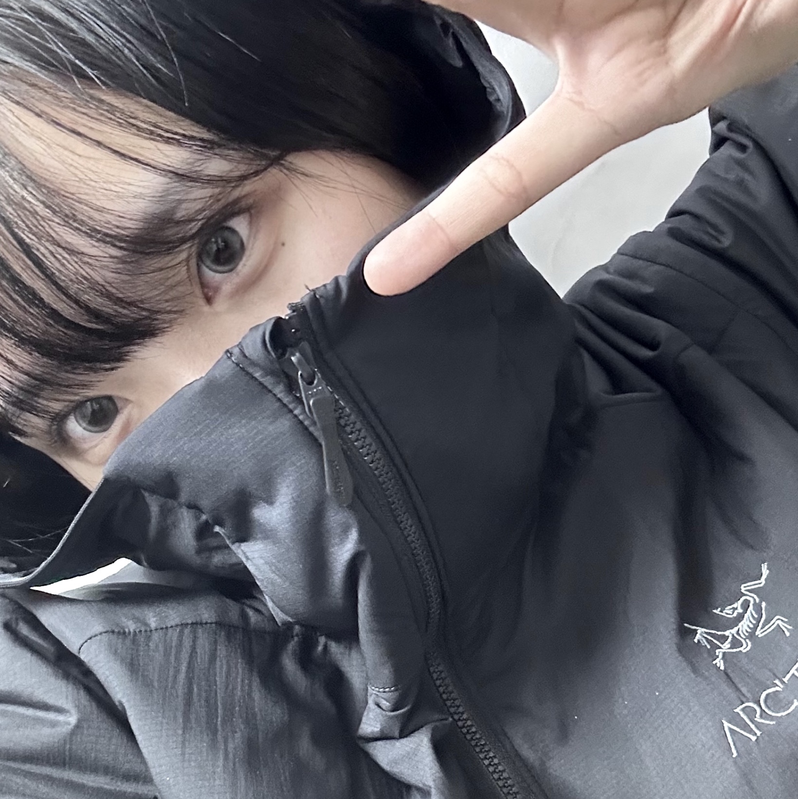 Arc'teryx Atom LT Hoody Black 착용 스타일 - 2
