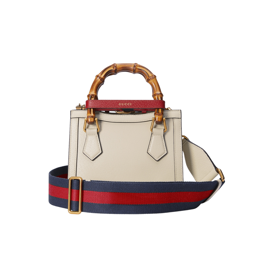 Gucci Diana Mini Tote Bag White Leather 상세 이미지 4