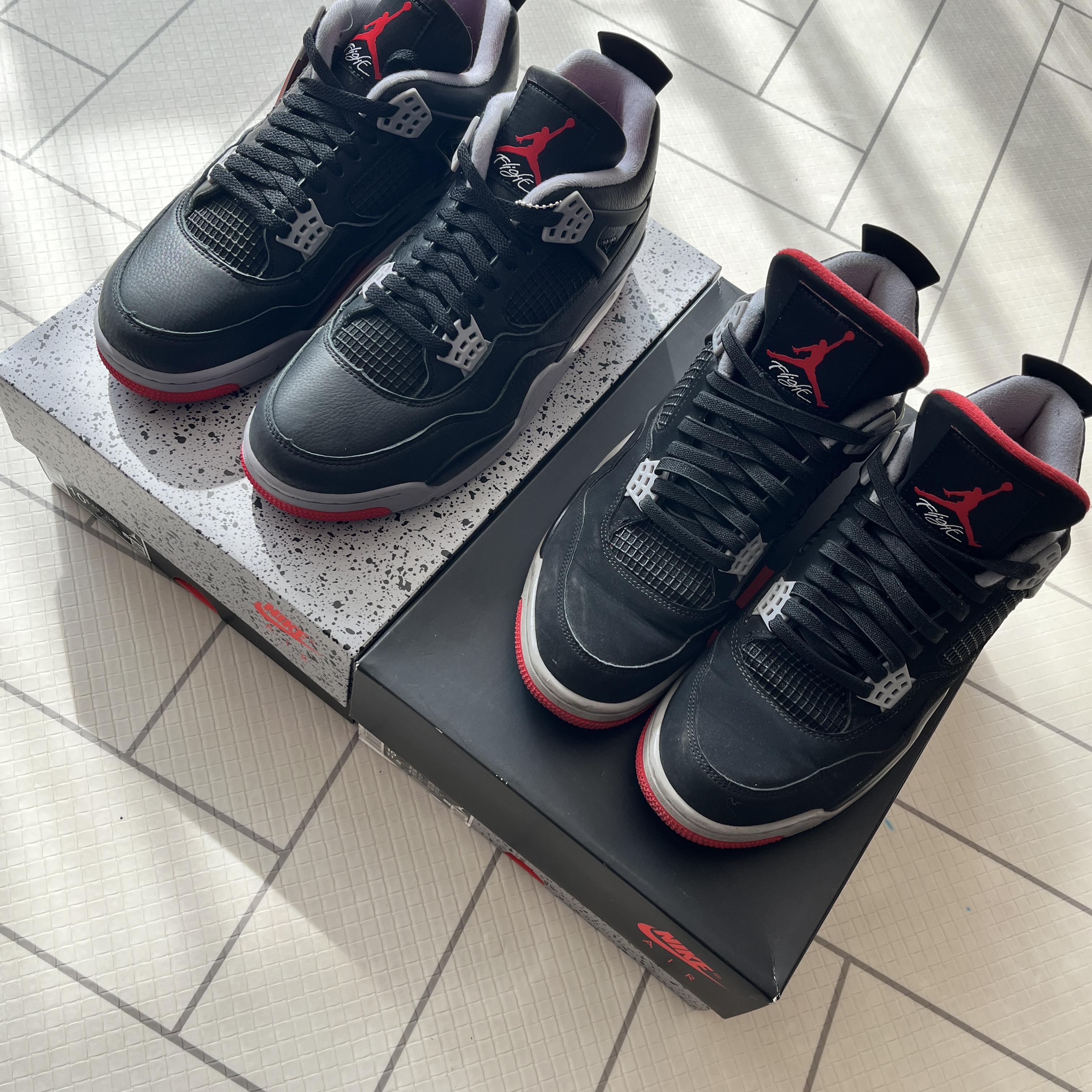 Jordan 4 Retro Bred Reimagined, Jordan 4 Retro Bred 2019 착용 스타일 - 2