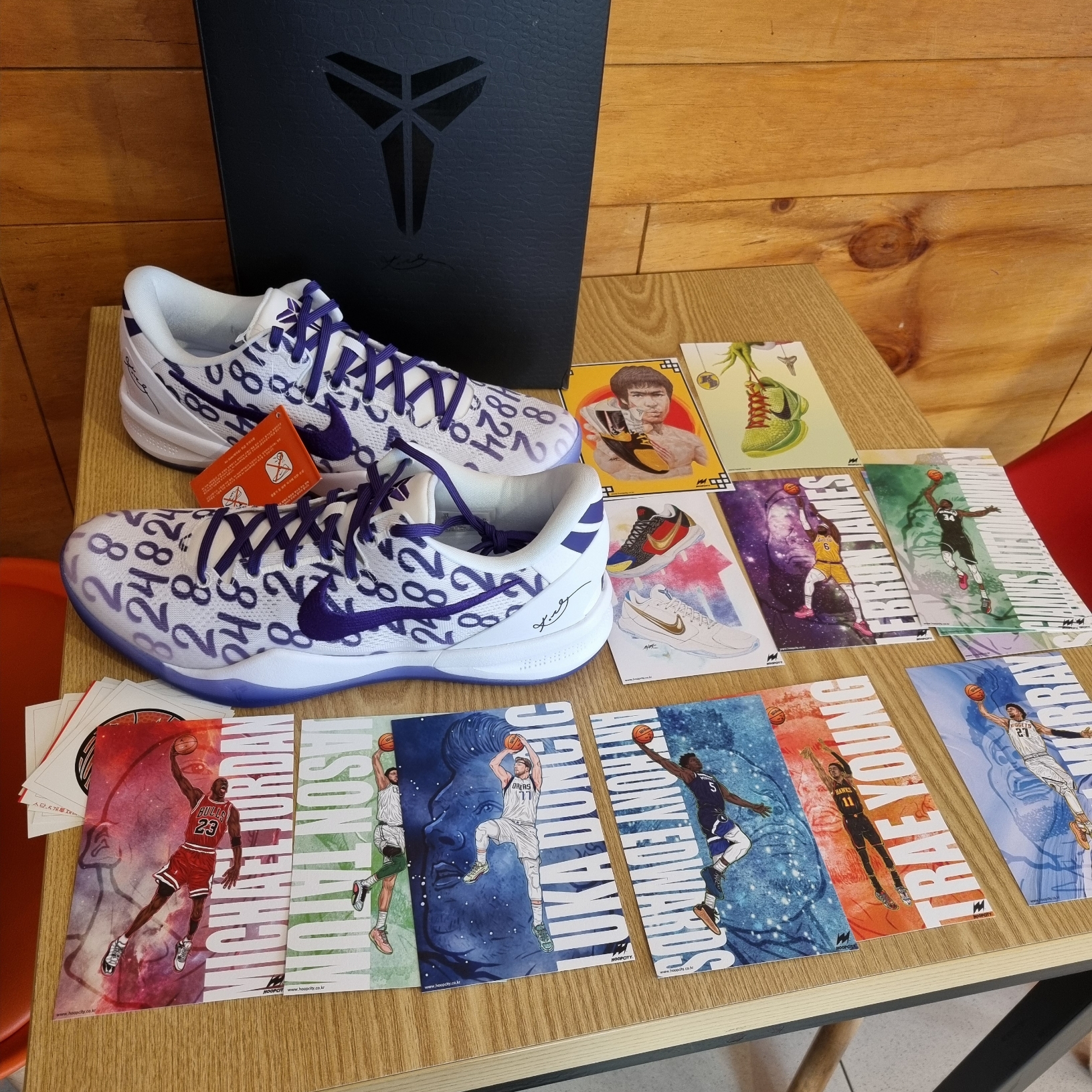 Nike Kobe 8 Protro Court Purple 착용 스타일