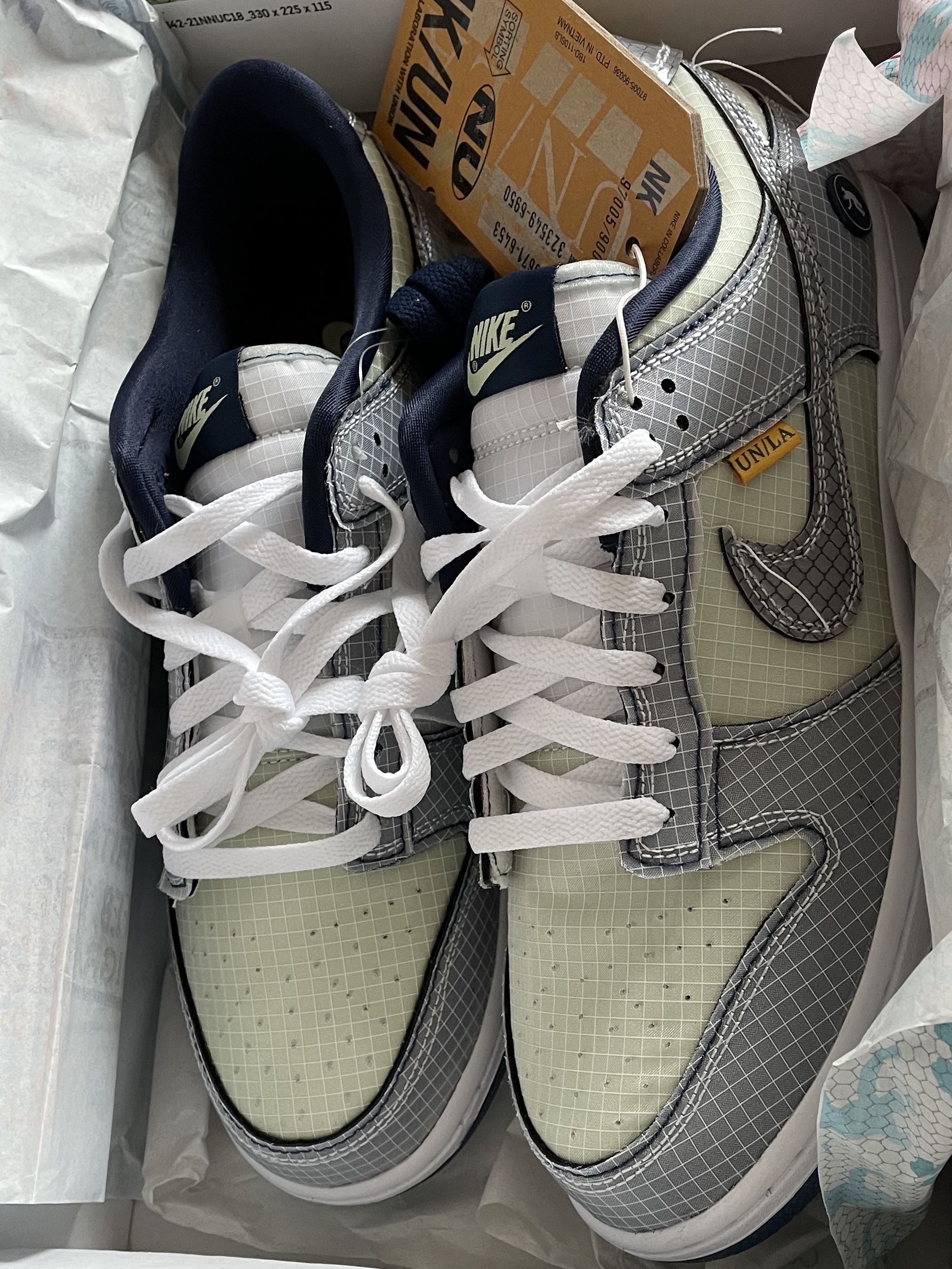 Nike x Union Dunk Low Passport Pack Pistachio 착용 스타일
