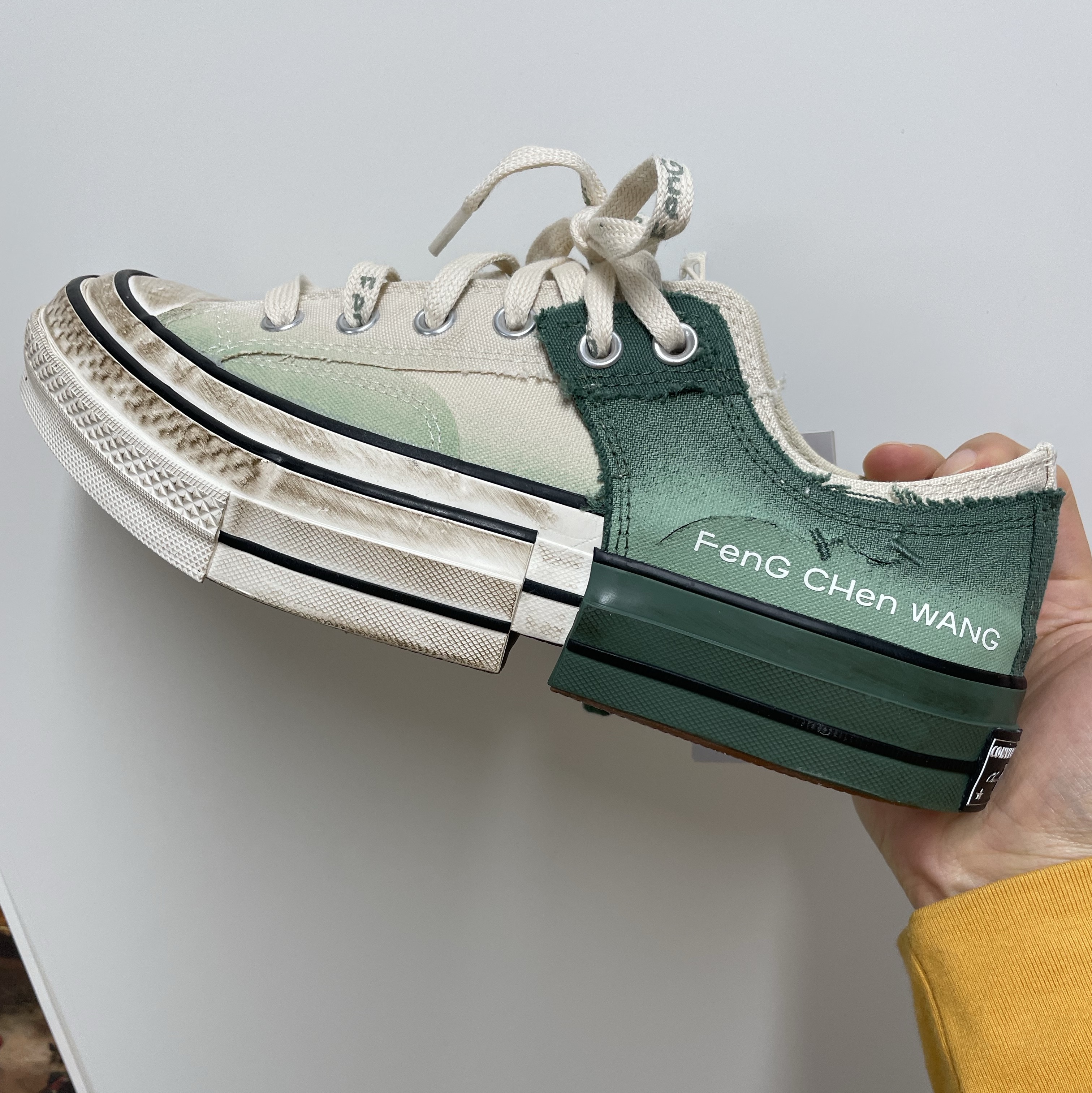 Converse x Feng Chen Wang Chuck 70 Ox 2-in-1 Myrtle 착용 스타일
