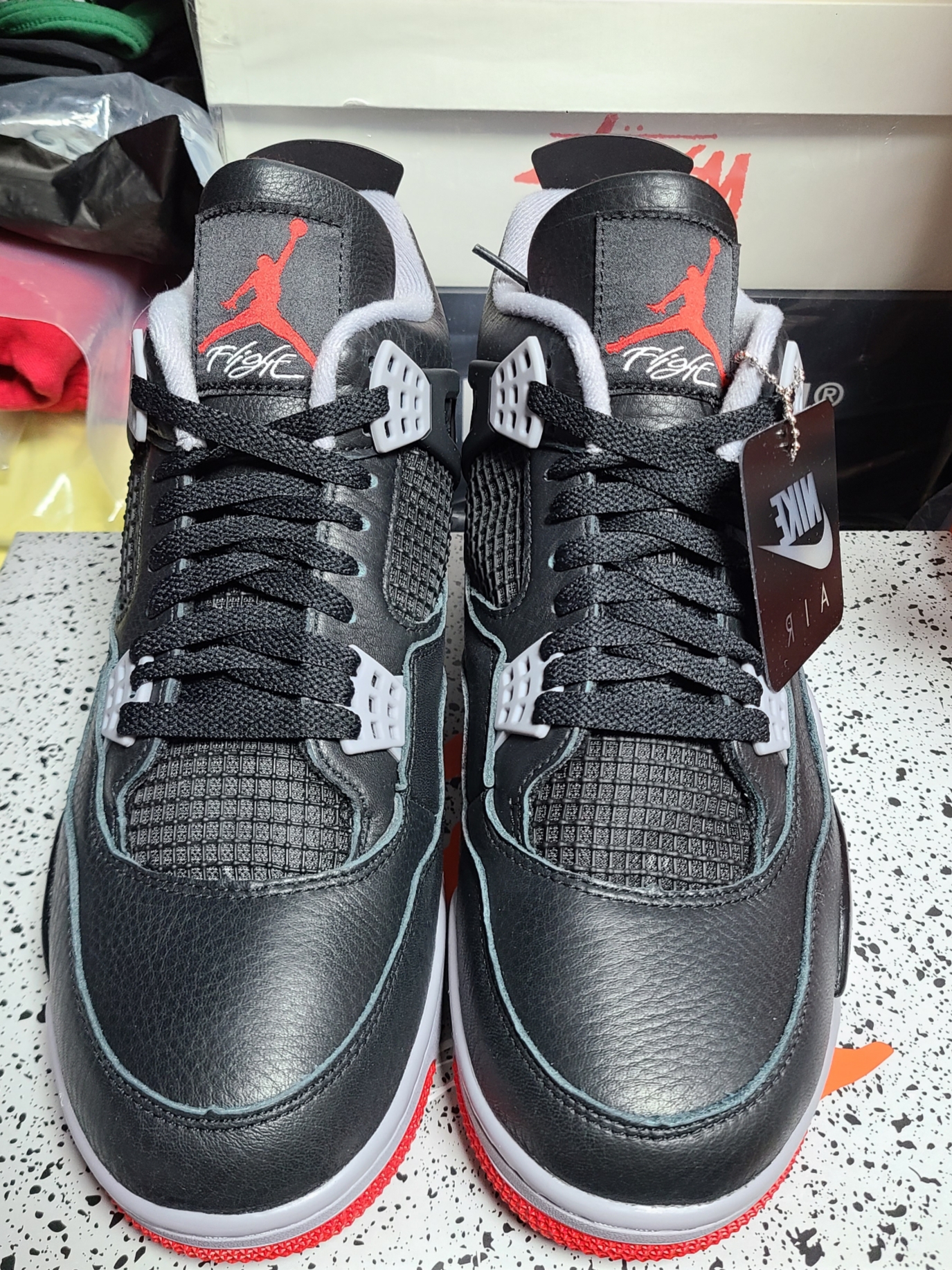 Jordan 4 Retro Bred Reimagined 착용 스타일 - 2
